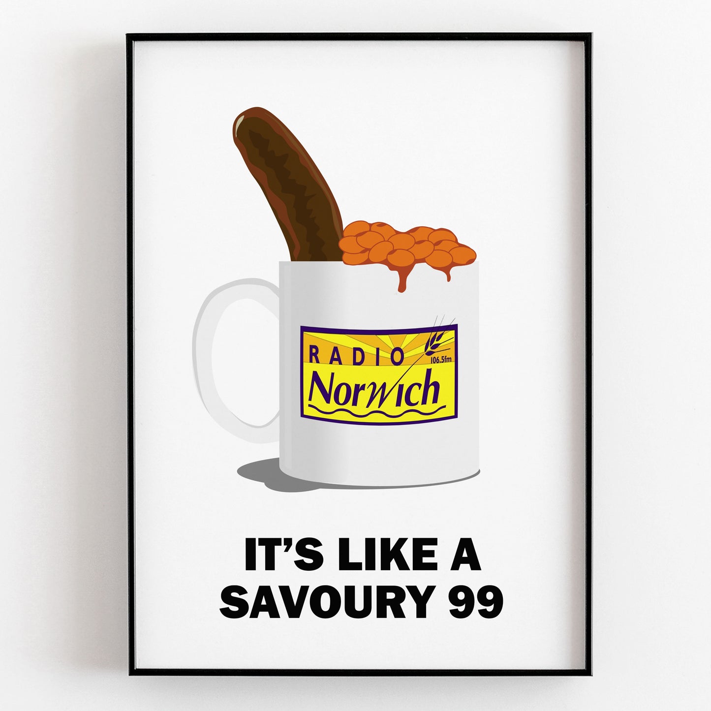 IT'S LIKE A SAVOURY 99, Alan Partridge Print