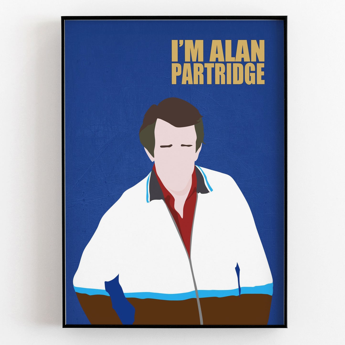 ALAN PARTRIDGE Comedy Characters Minimalist Print