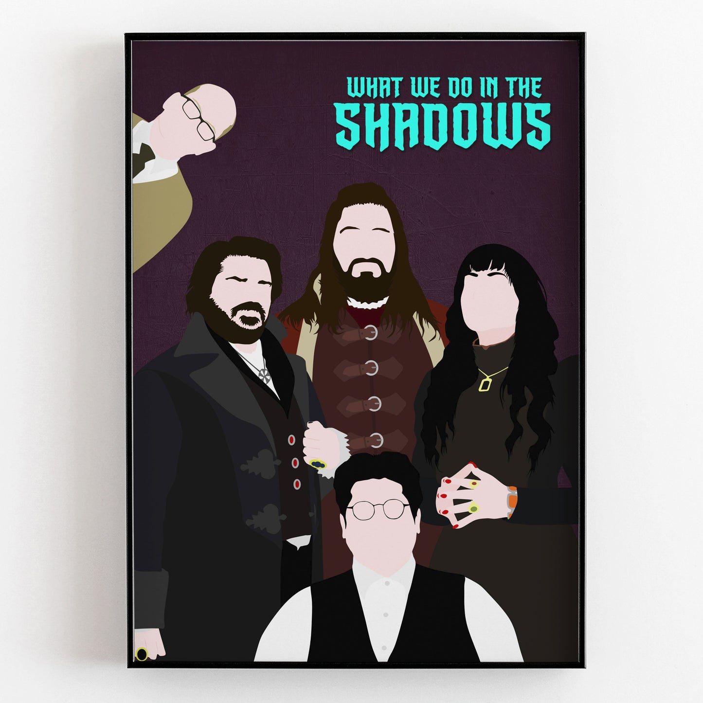 WHAT WE DO IN THE SHADOWS Comedy Characters Minimalist Print