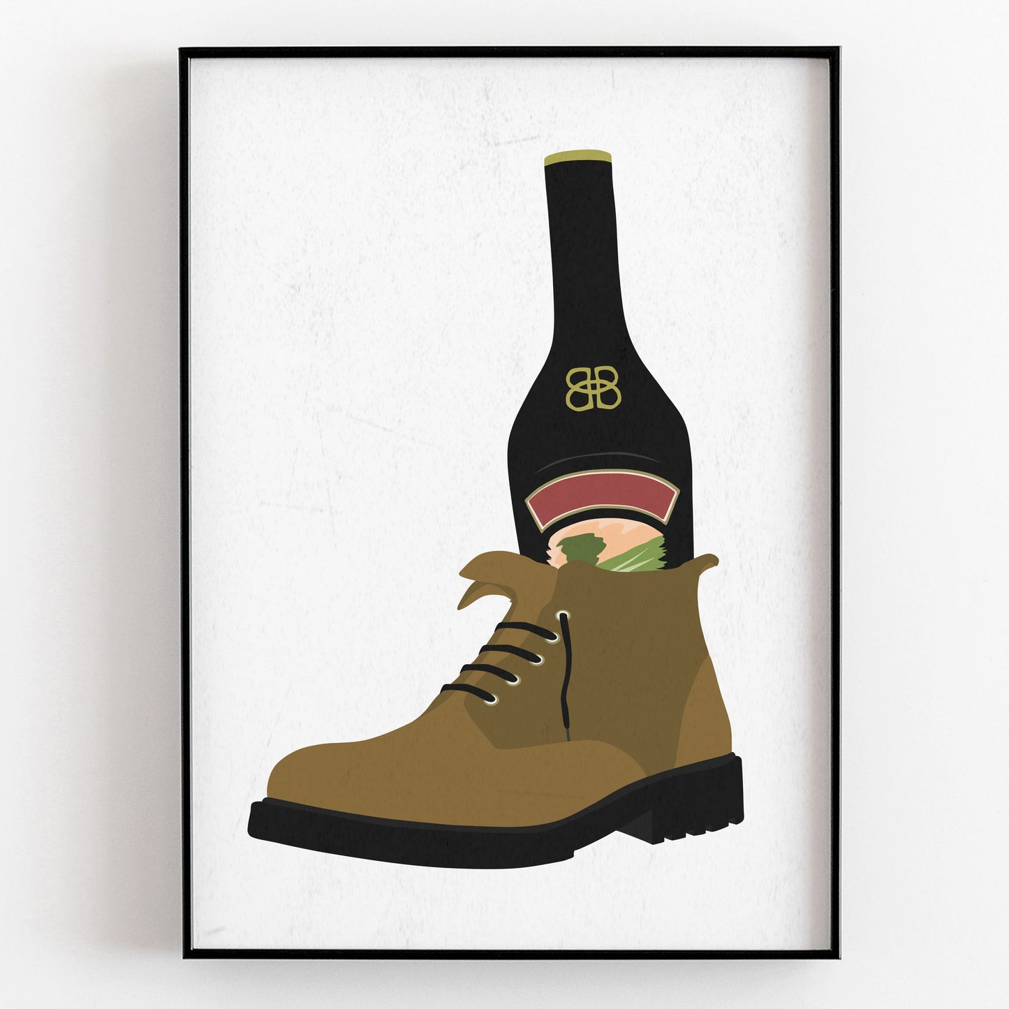 BAILEY FROM A SHOE?, Old Gregg Artwork Poster, The Mighty Boosh Print