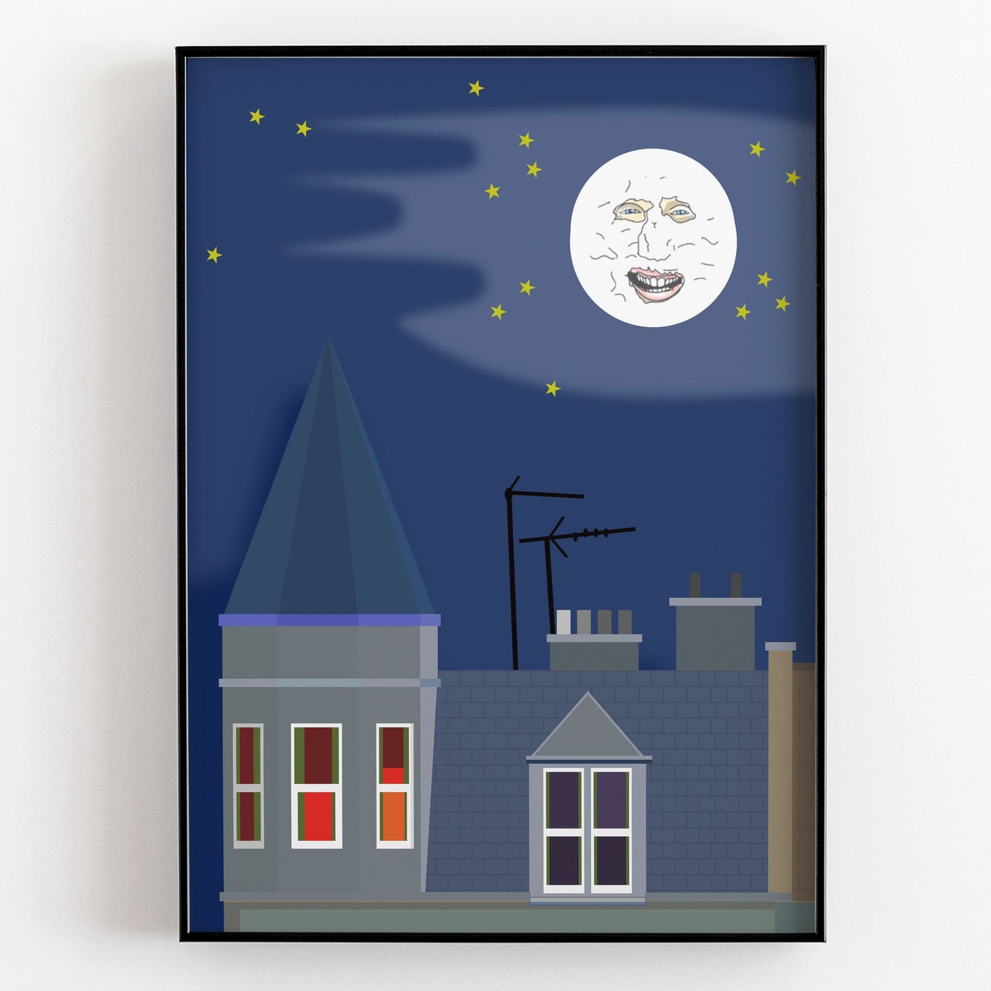 THE FLAT, Series 2 Setting, The Mighty Boosh Print