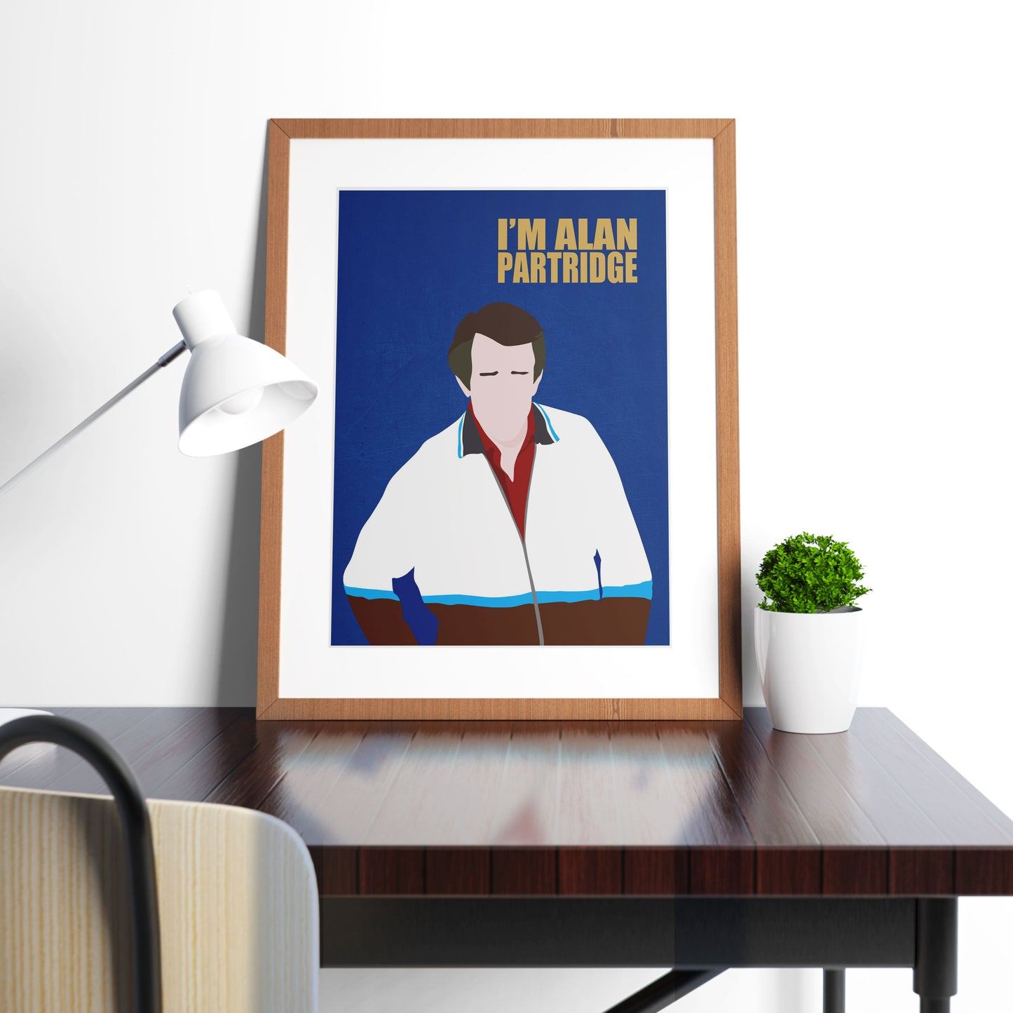 ALAN PARTRIDGE Comedy Characters Minimalist Print