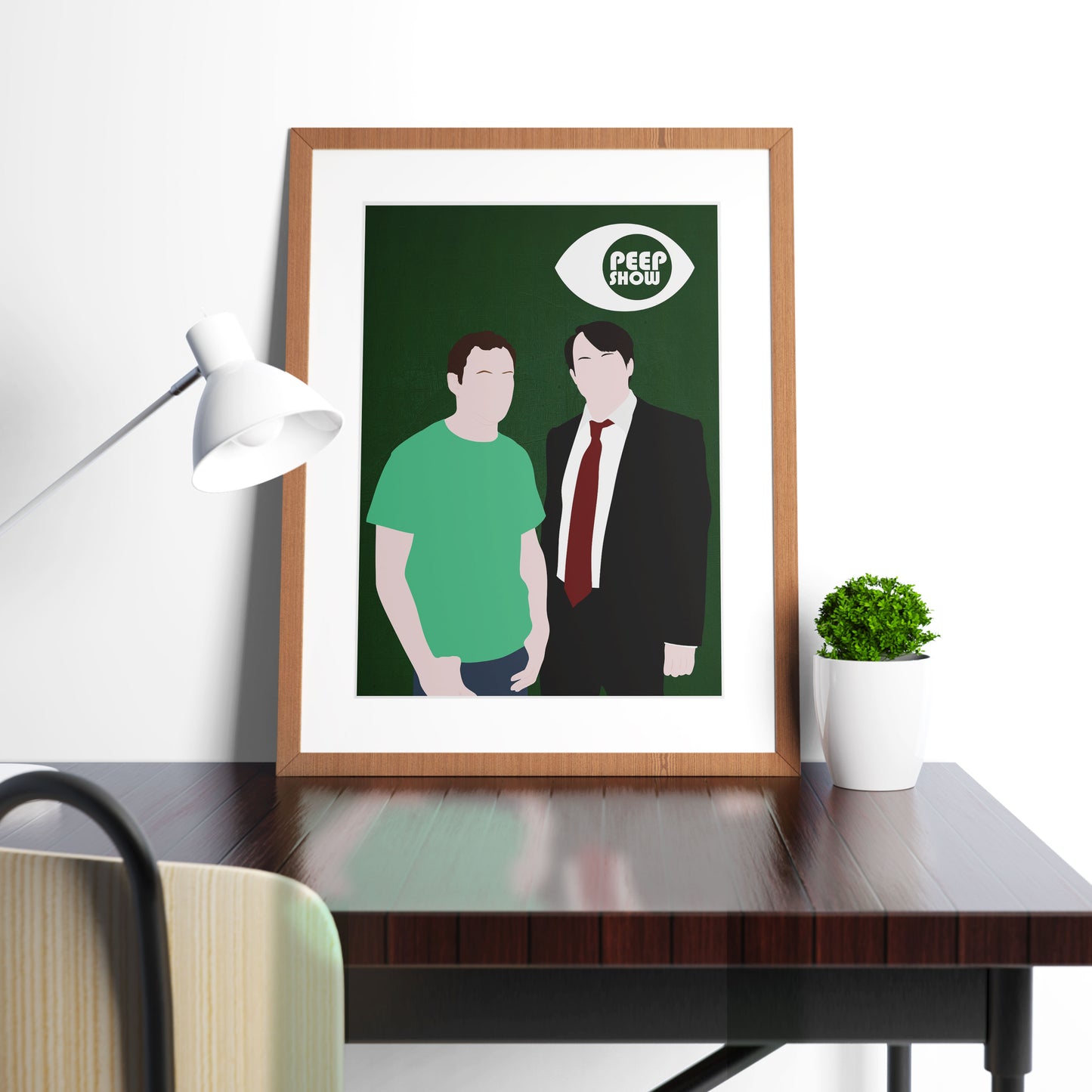 PEEP SHOW Comedy Characters Minimalist Print