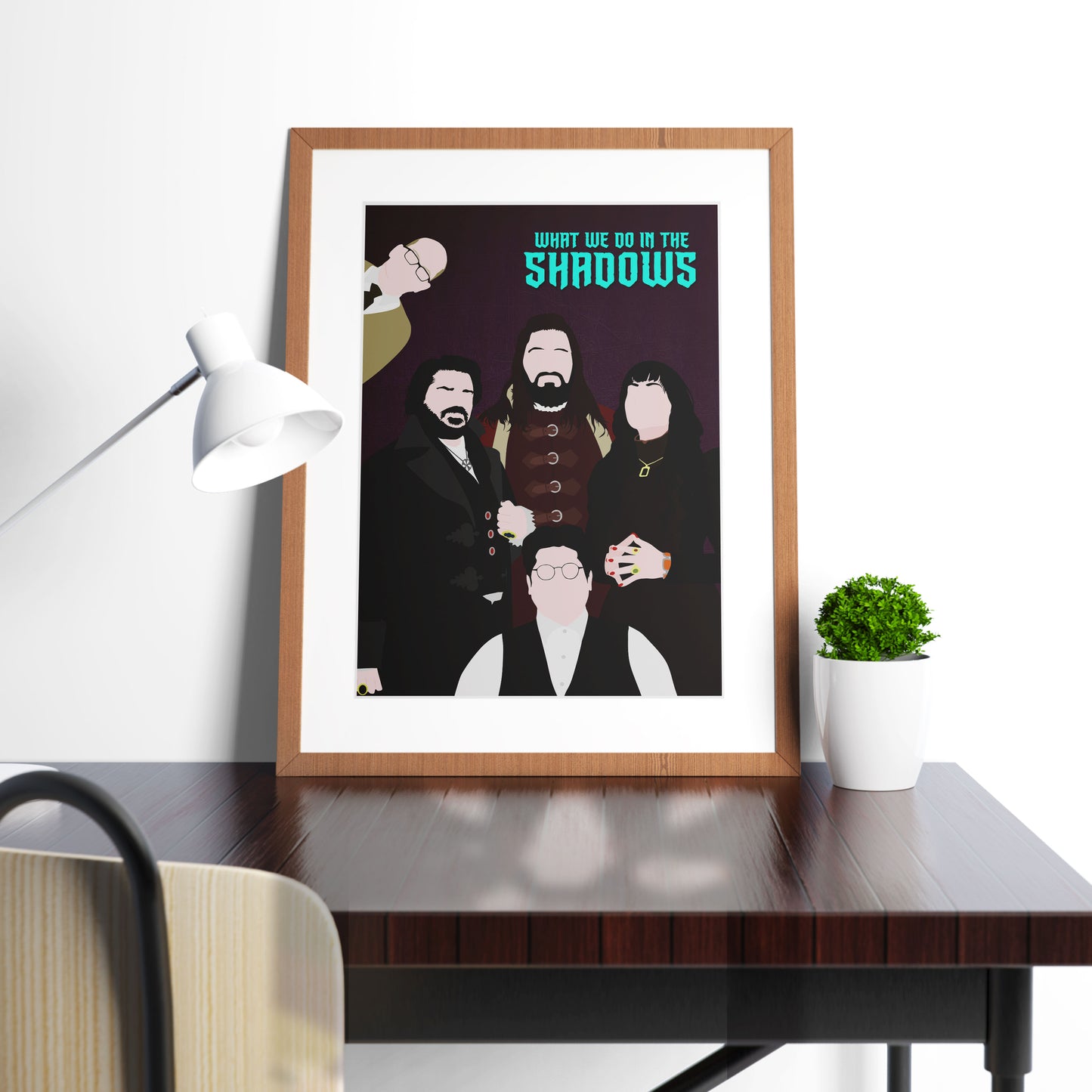 WHAT WE DO IN THE SHADOWS Comedy Characters Minimalist Print