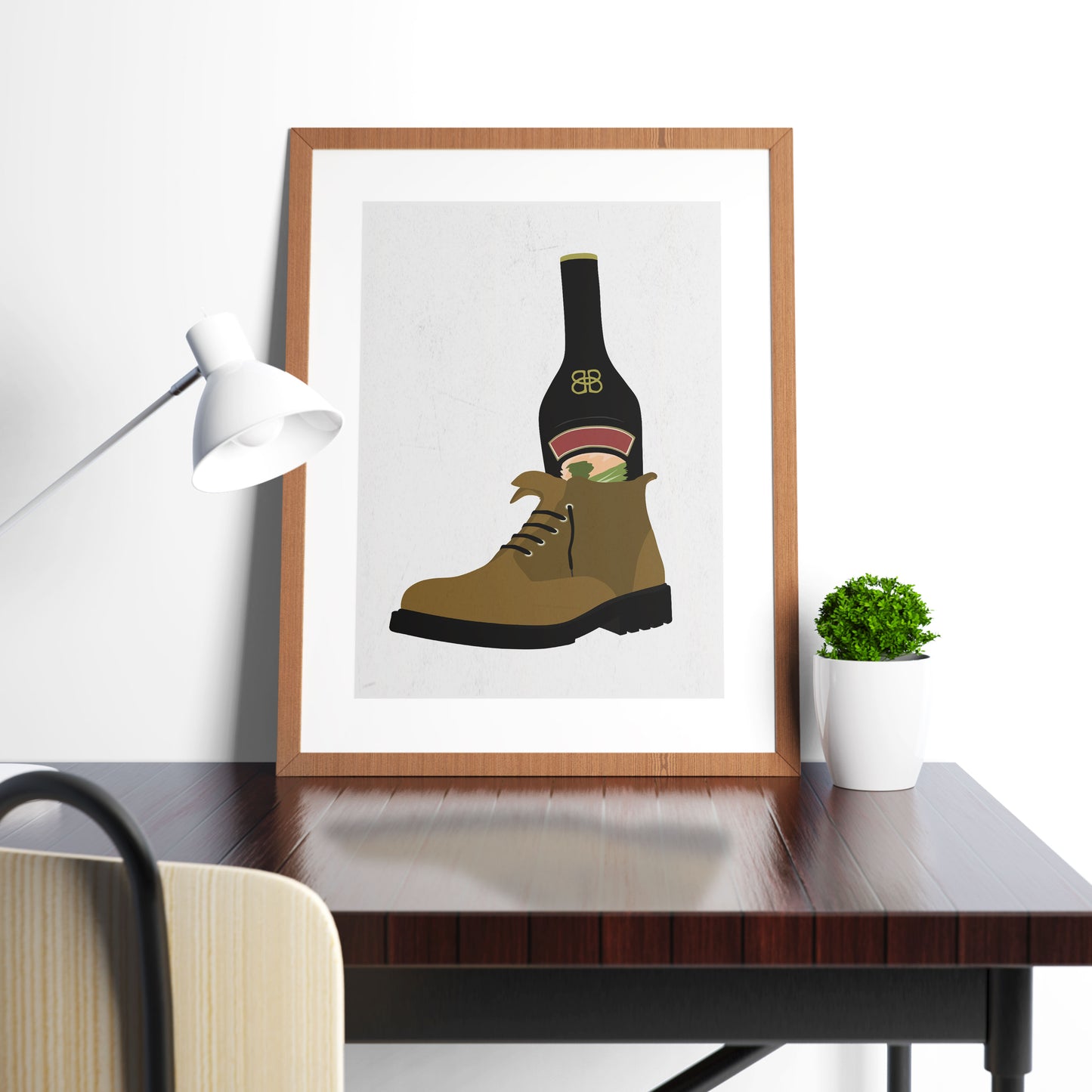 BAILEY FROM A SHOE?, Old Gregg Artwork Poster, The Mighty Boosh Print