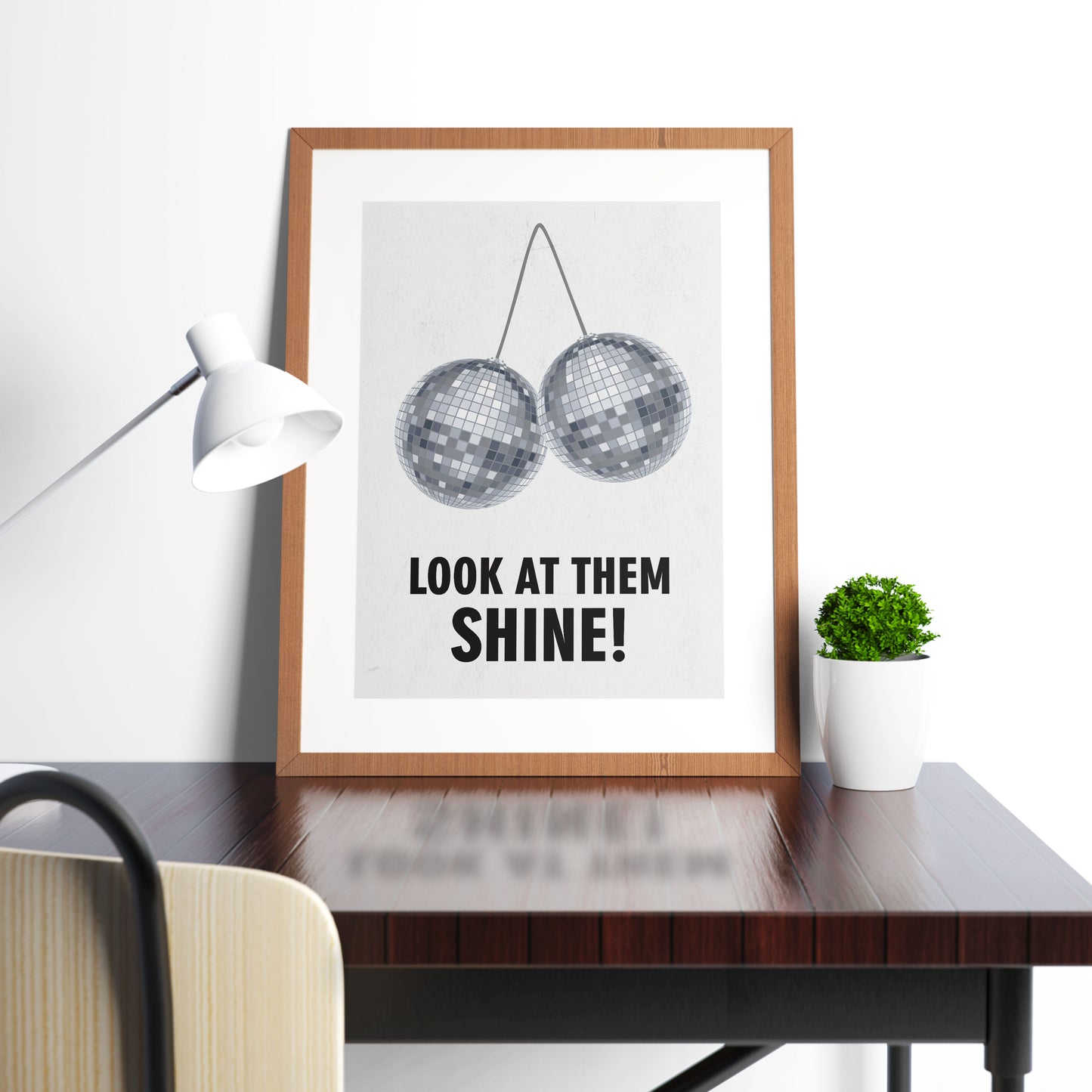 LOOK AT THEM SHINE!, Mr Susan Character Quotes, The Mighty Boosh Print