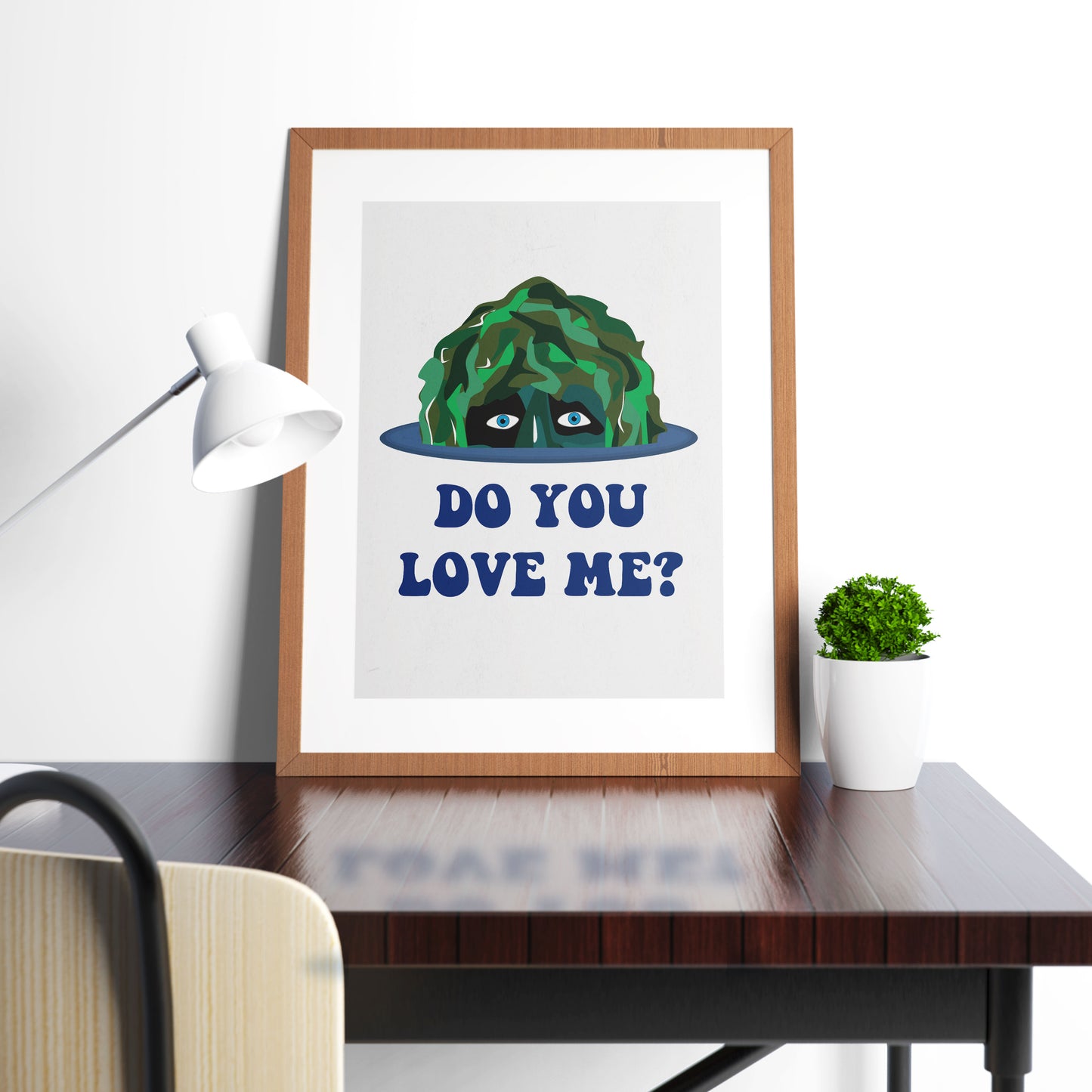 DO YOU LOVE ME?, Old Gregg Character Quote, The Mighty Boosh Print