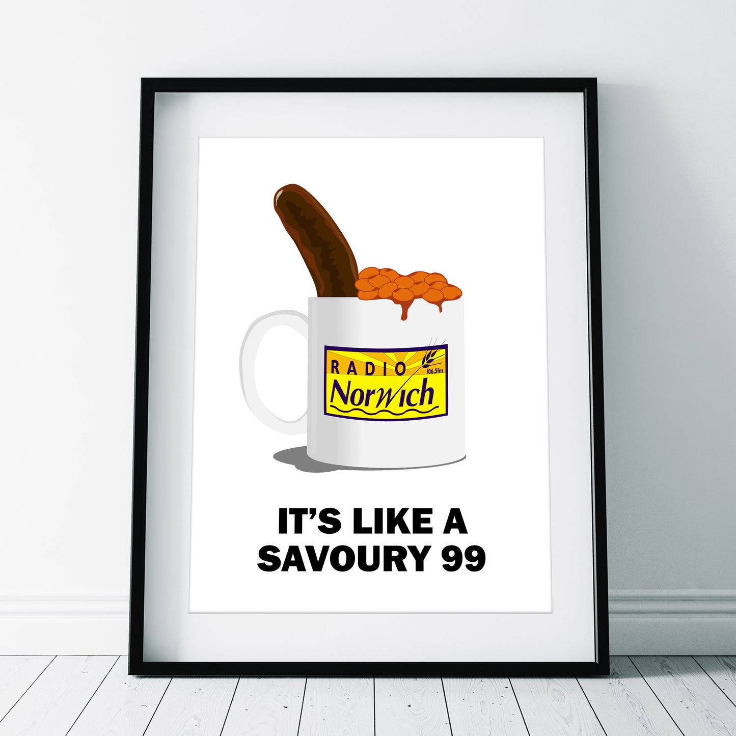 IT'S LIKE A SAVOURY 99, Alan Partridge Print