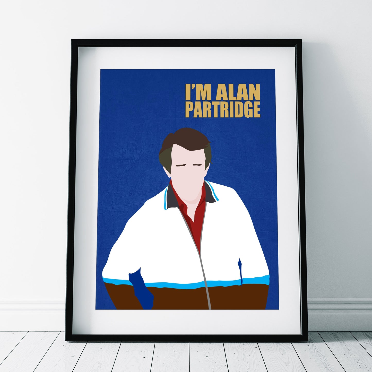 ALAN PARTRIDGE Comedy Characters Minimalist Print
