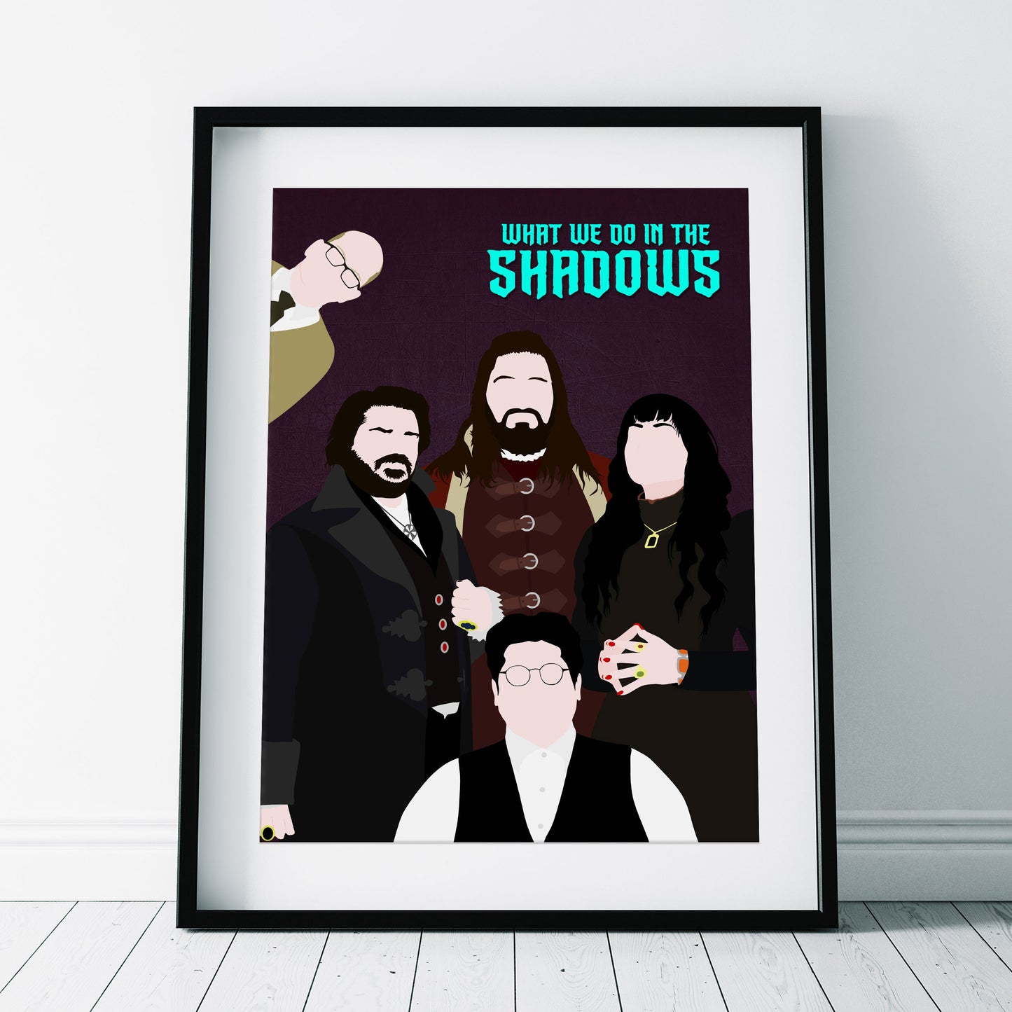 WHAT WE DO IN THE SHADOWS Comedy Characters Minimalist Print