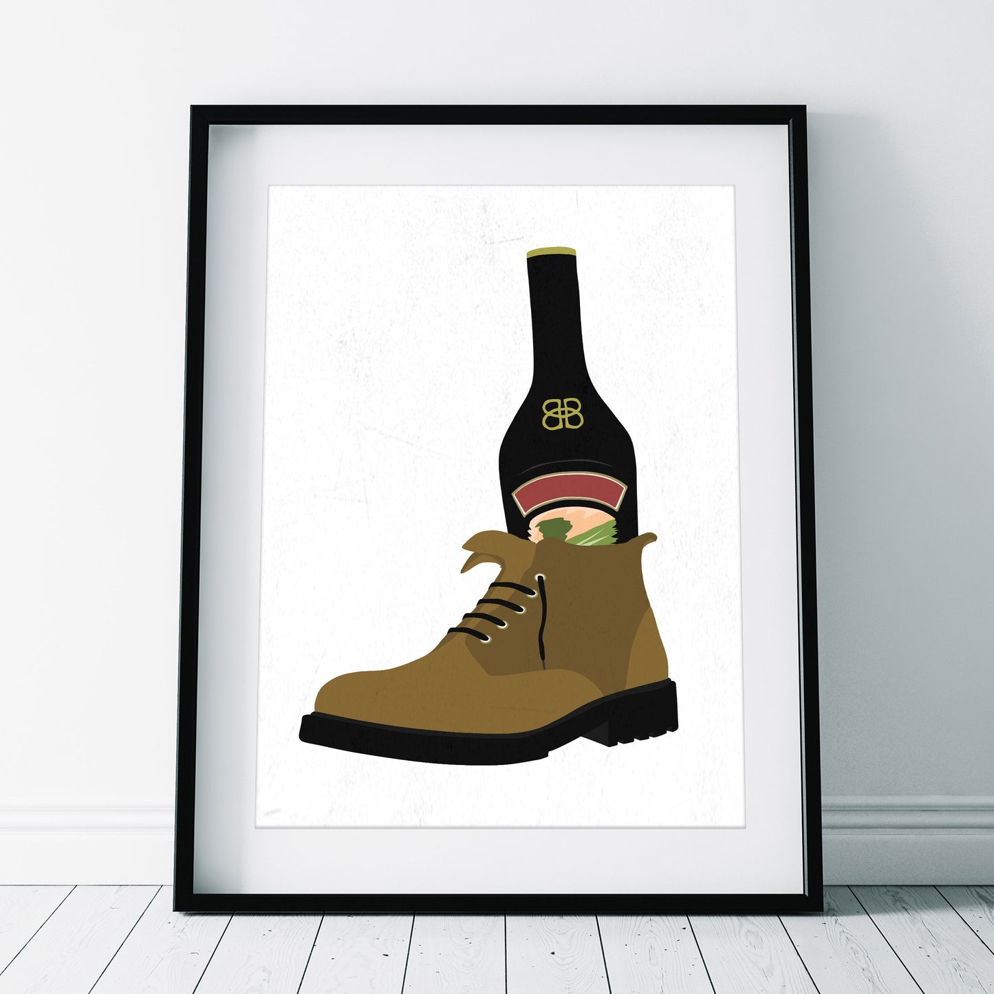 BAILEY FROM A SHOE?, Old Gregg Artwork Poster, The Mighty Boosh Print