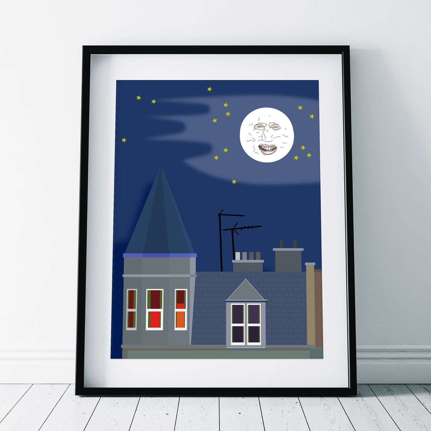 THE FLAT, Series 2 Setting, The Mighty Boosh Print