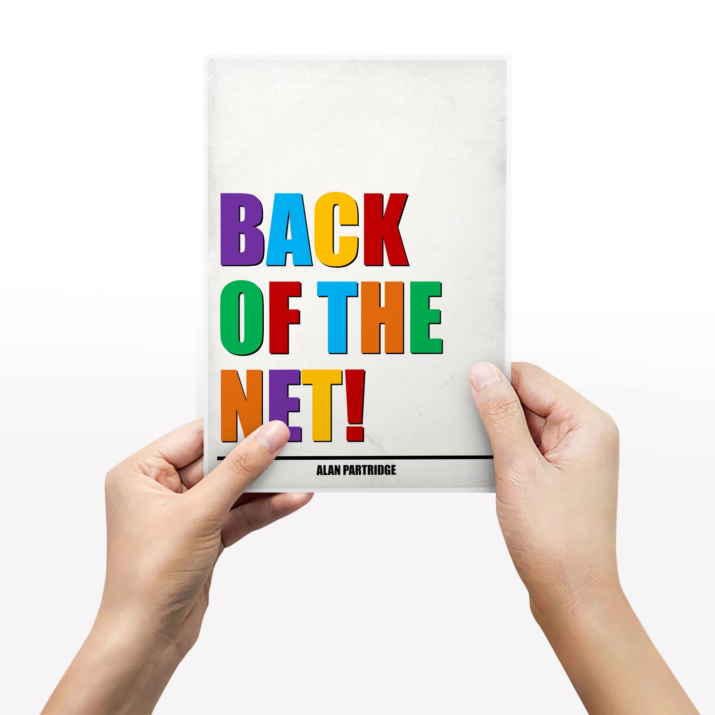 BACK OF THE NET! Alan Partridge Print