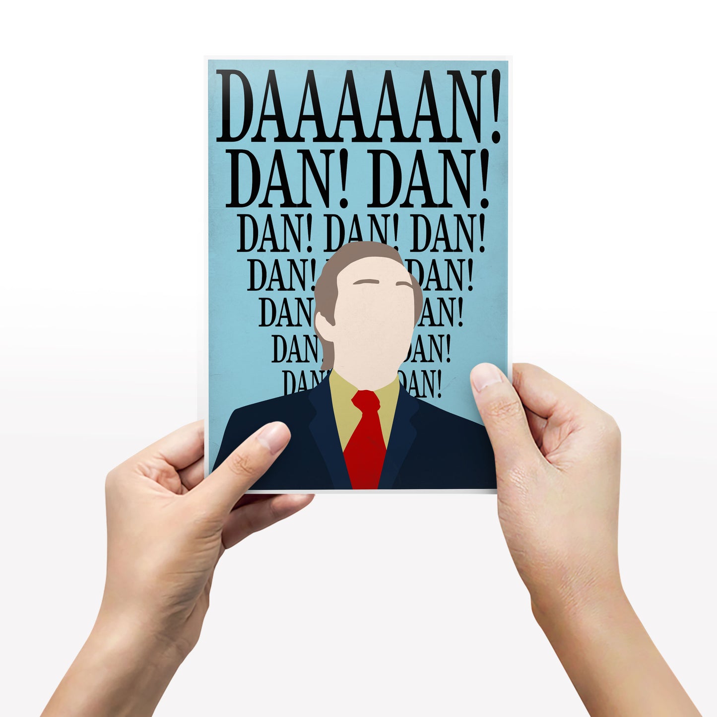 DAN! DAN! DAN! Alan Partridge Print