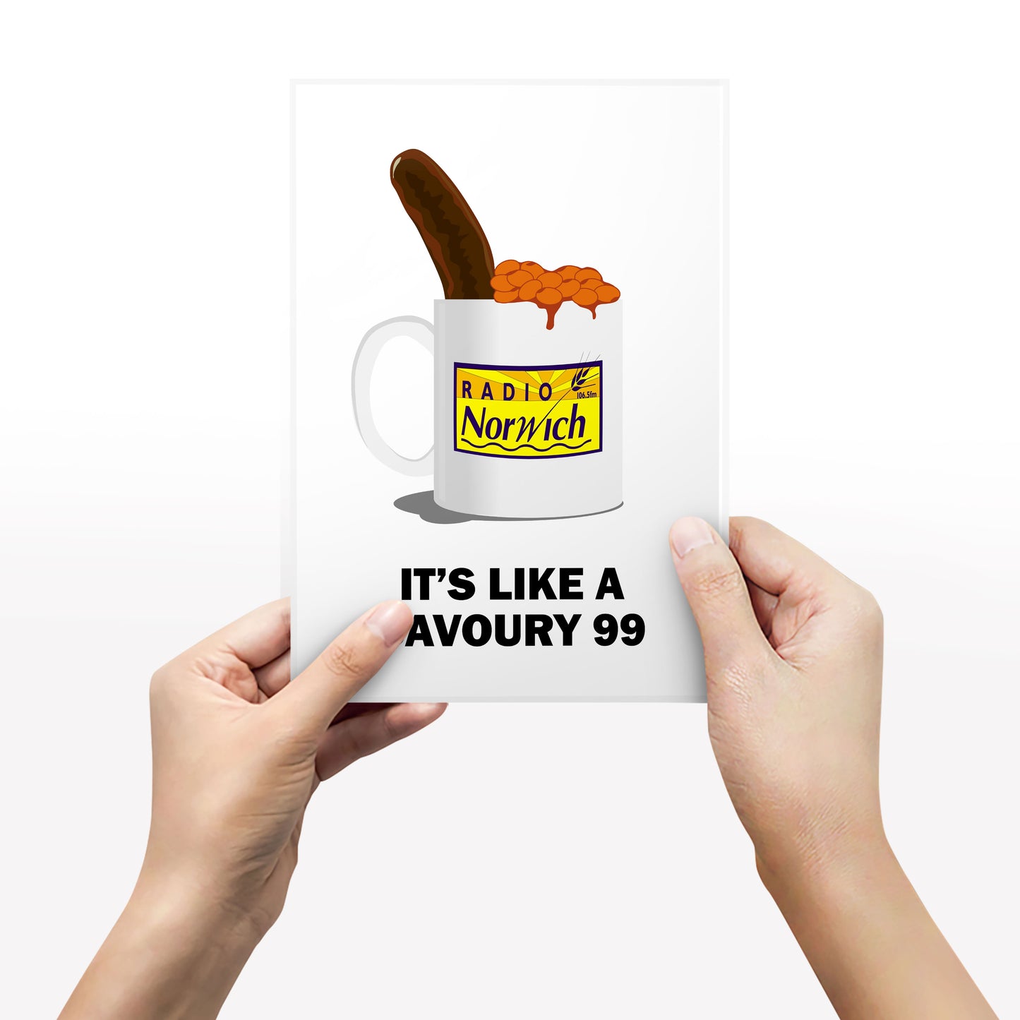 IT'S LIKE A SAVOURY 99, Alan Partridge Print