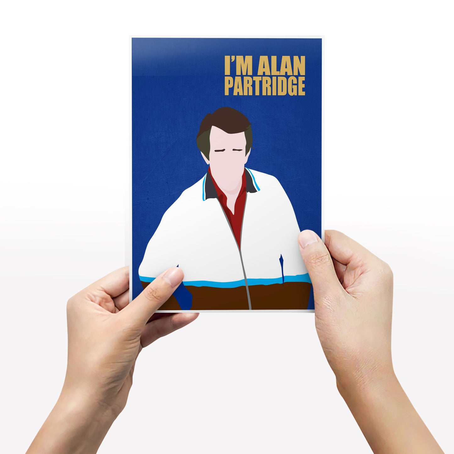 ALAN PARTRIDGE Comedy Characters Minimalist Print