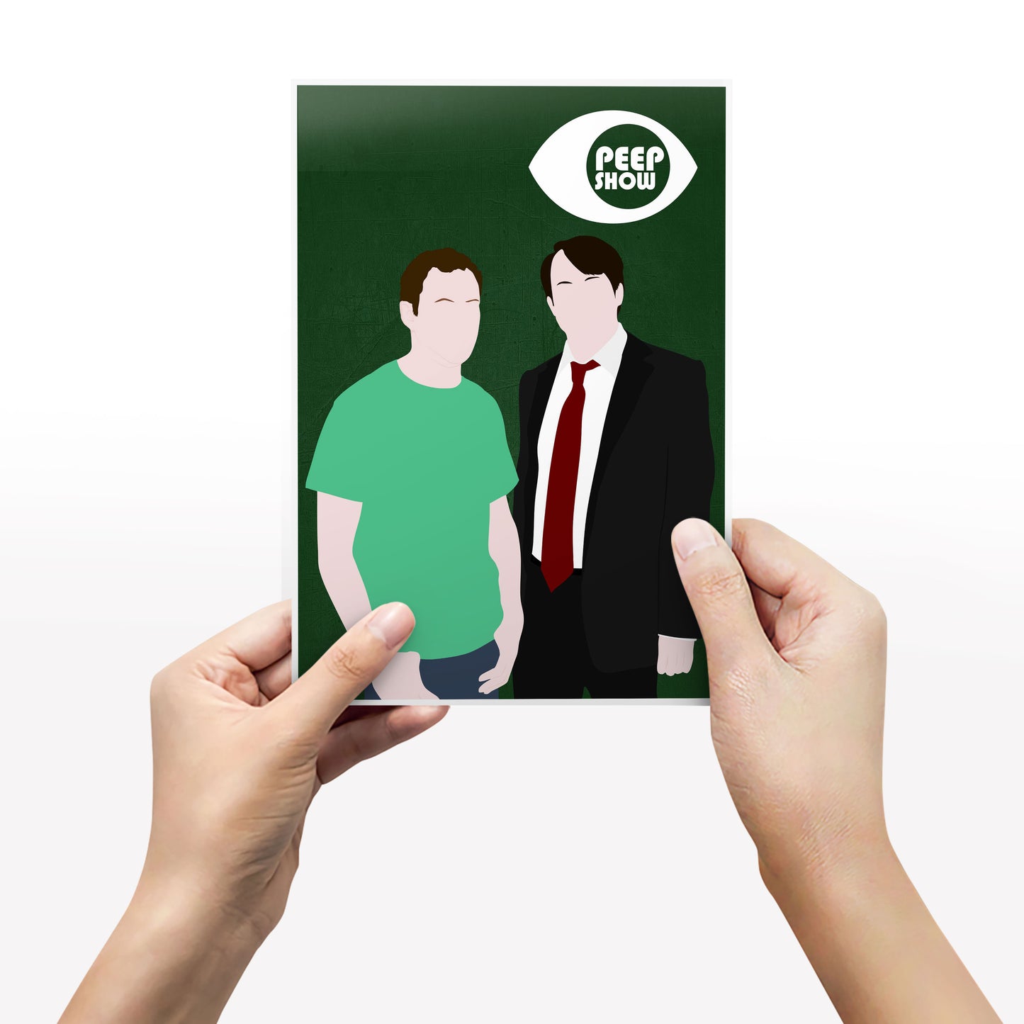 PEEP SHOW Comedy Characters Minimalist Print
