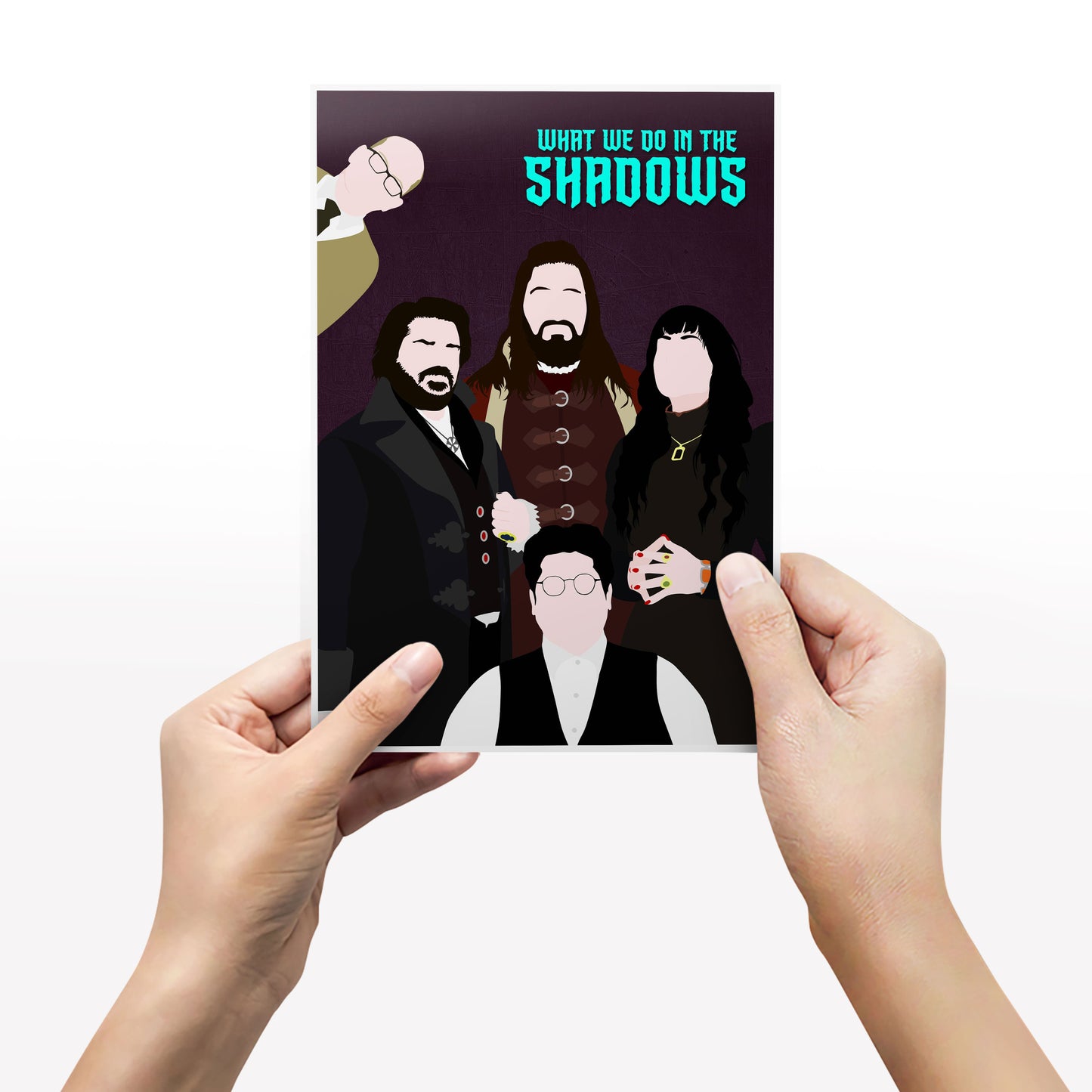 WHAT WE DO IN THE SHADOWS Comedy Characters Minimalist Print