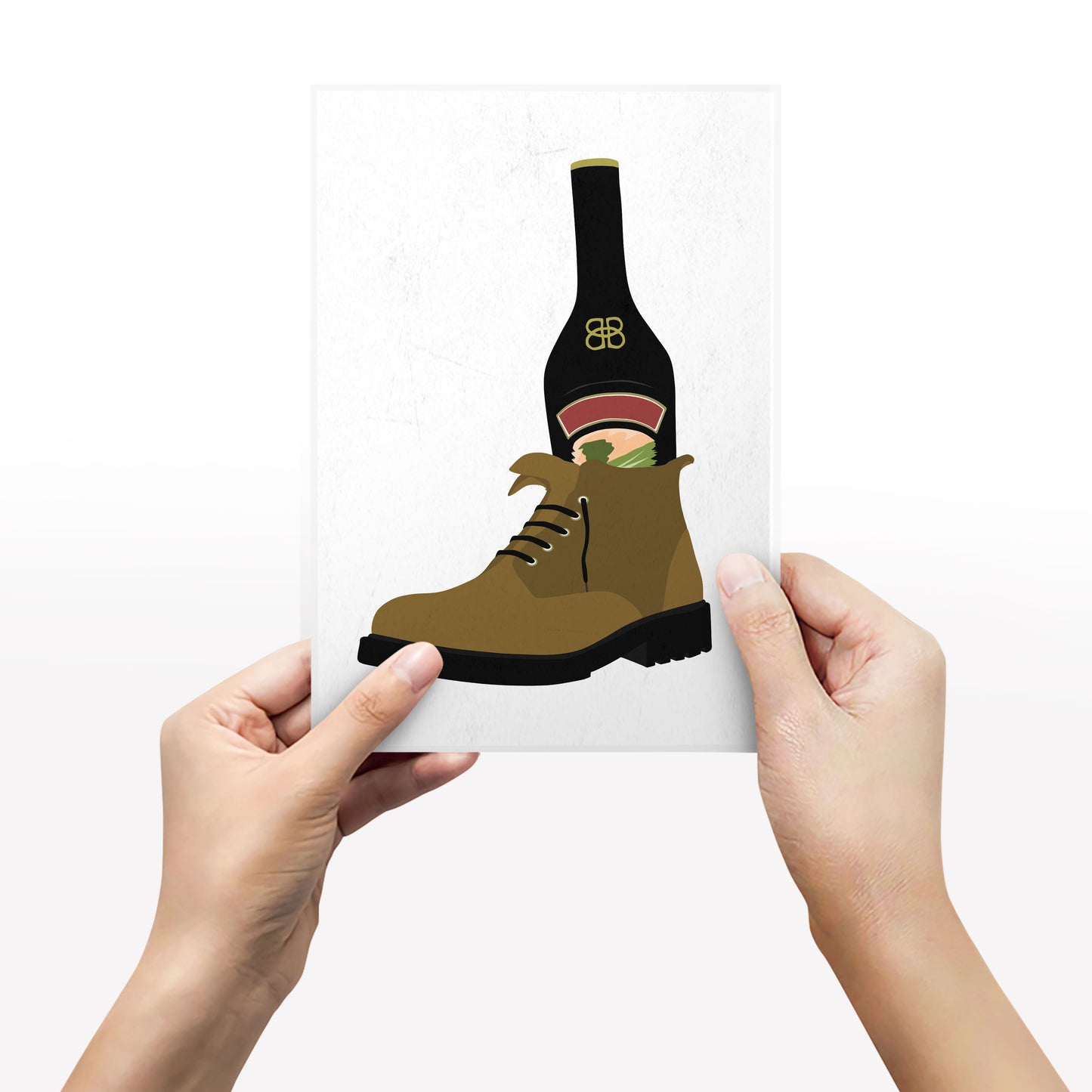 BAILEY FROM A SHOE?, Old Gregg Artwork Poster, The Mighty Boosh Print