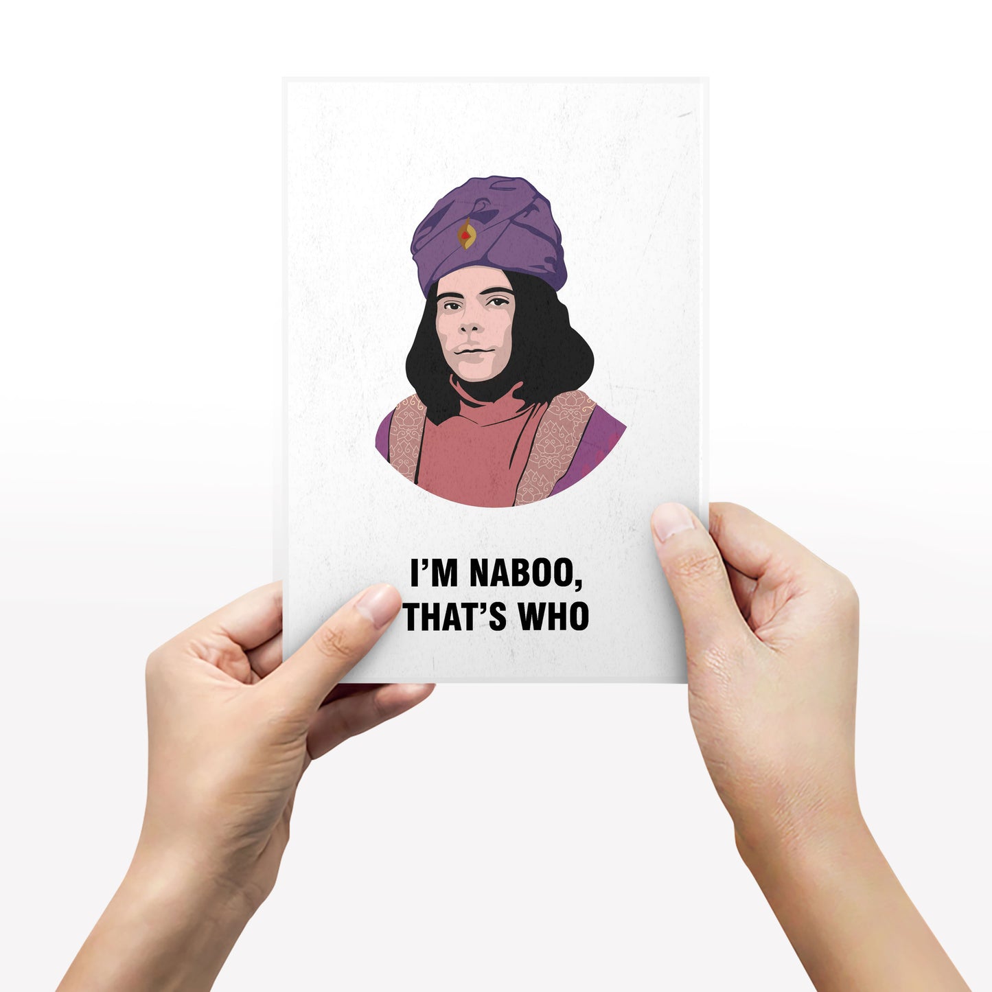 NABOO, I'm Naboo That's Who, Character Quotes, The Mighty Boosh Print