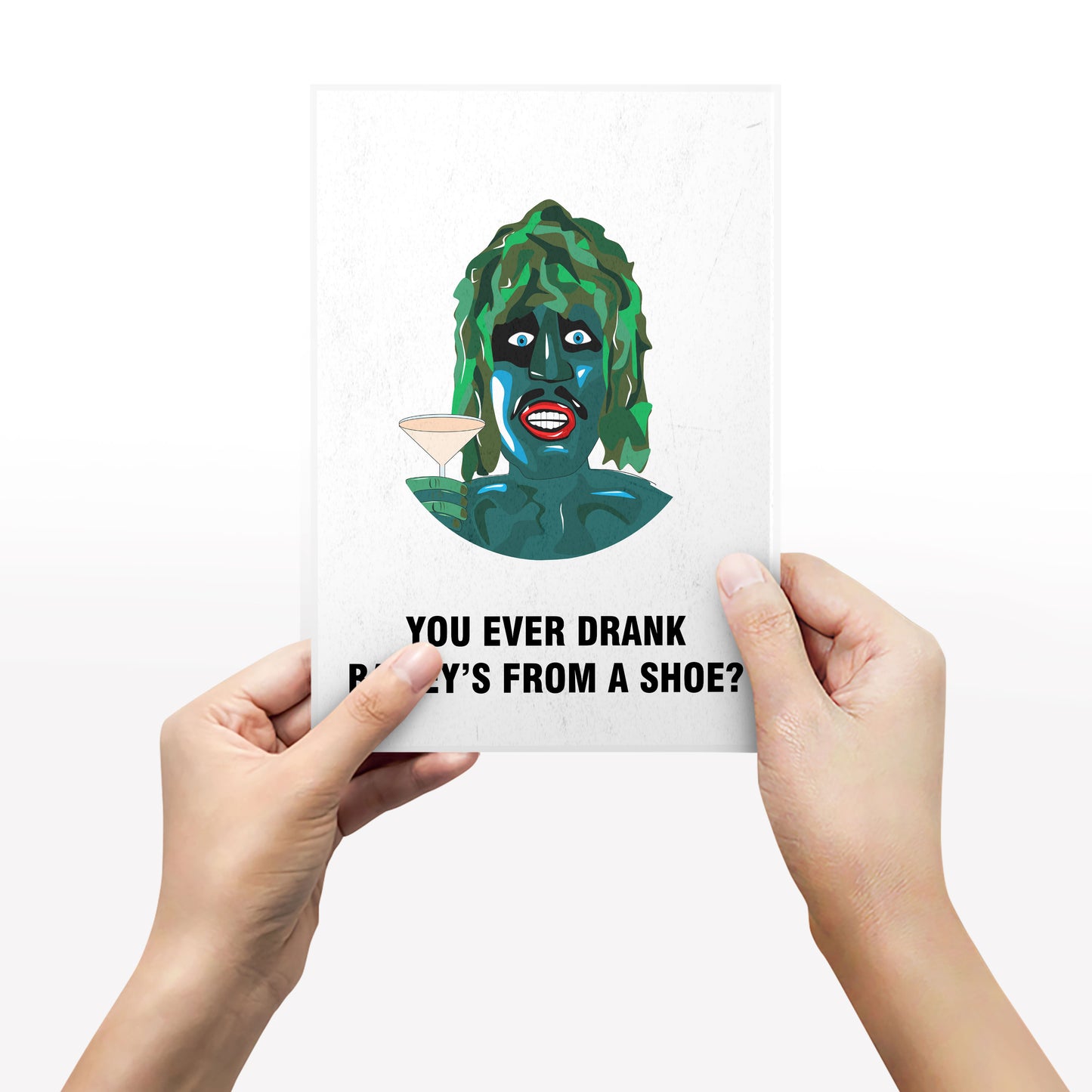 OLD GREGG, You Ever Drank Bailey's From A Shoe?, Character Quote, The Mighty Boosh Print