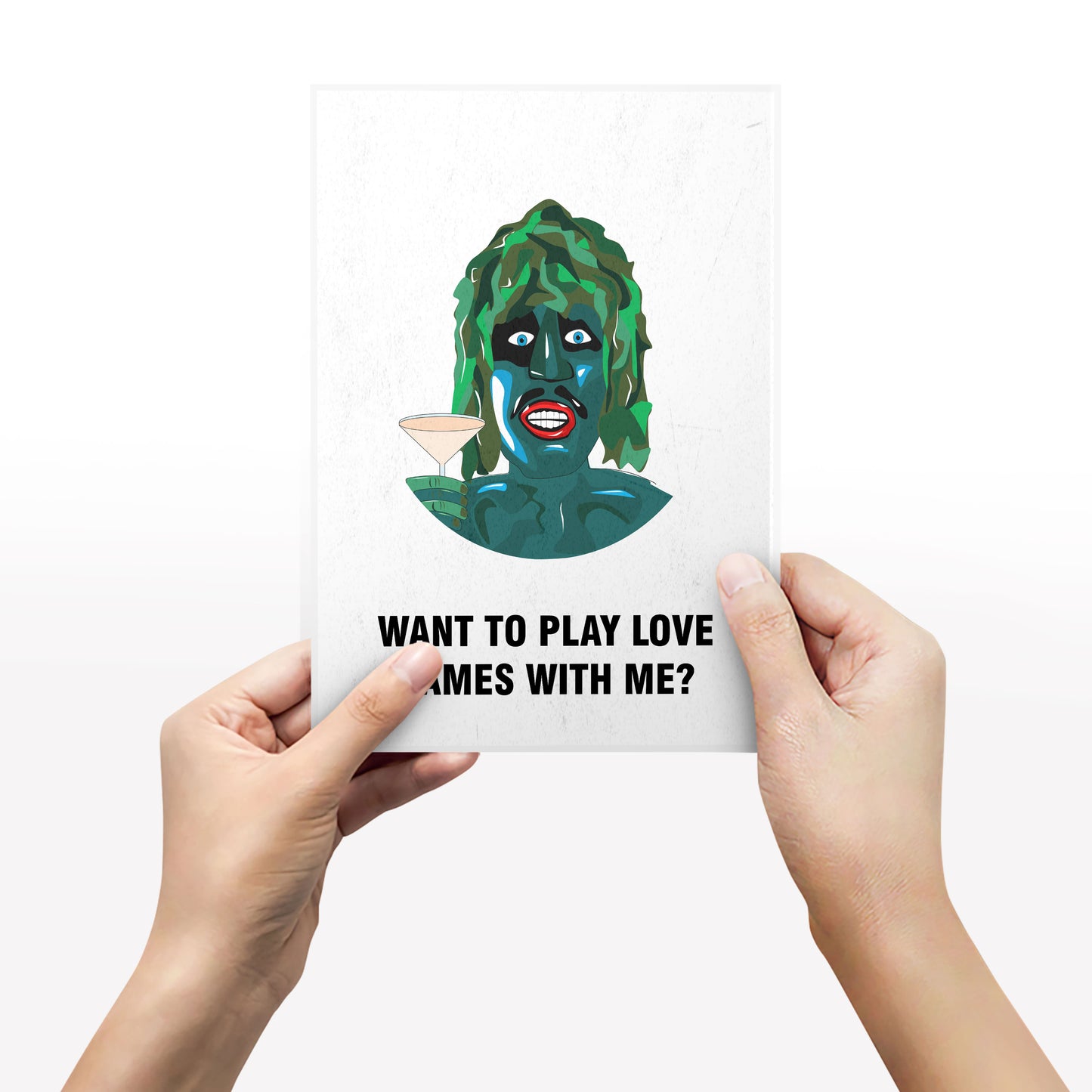 OLD GREGG, Want To Play Love Games With Me?, Character Quote, The Mighty Boosh Print