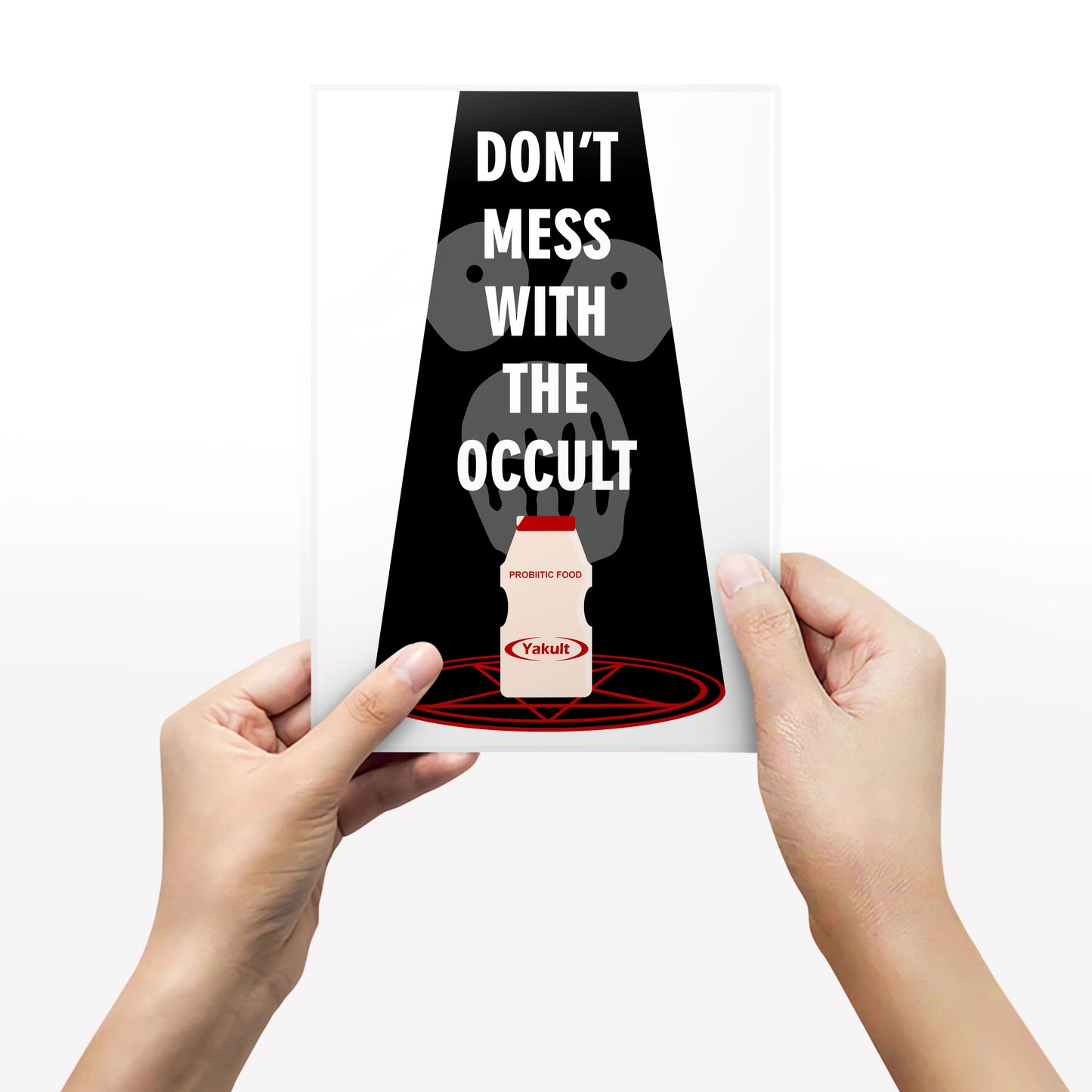 DON'T MESS WITH THE OCCULT / YAKULT, Naboo Character Quotes, The Mighty Boosh Print