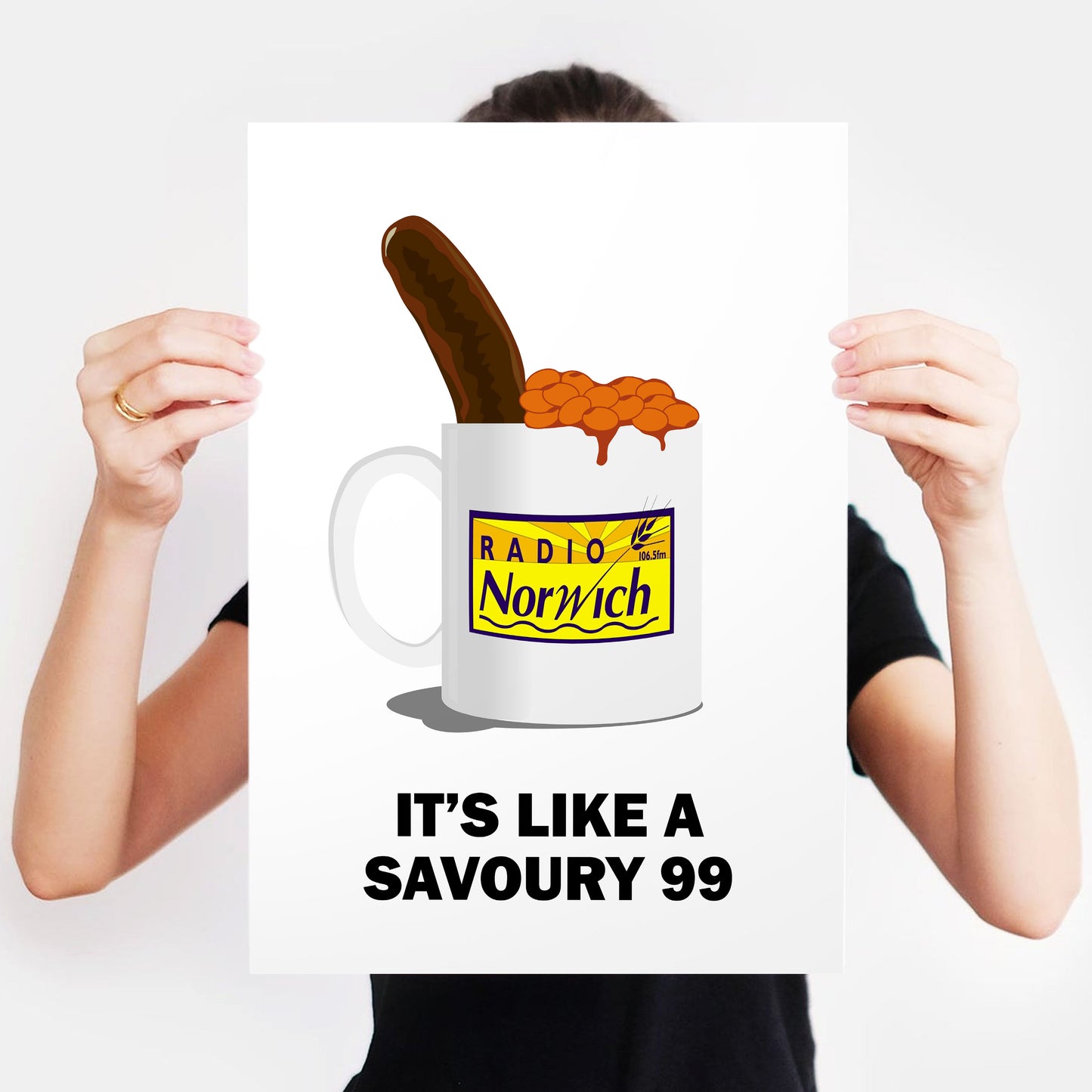 IT'S LIKE A SAVOURY 99, Alan Partridge Print