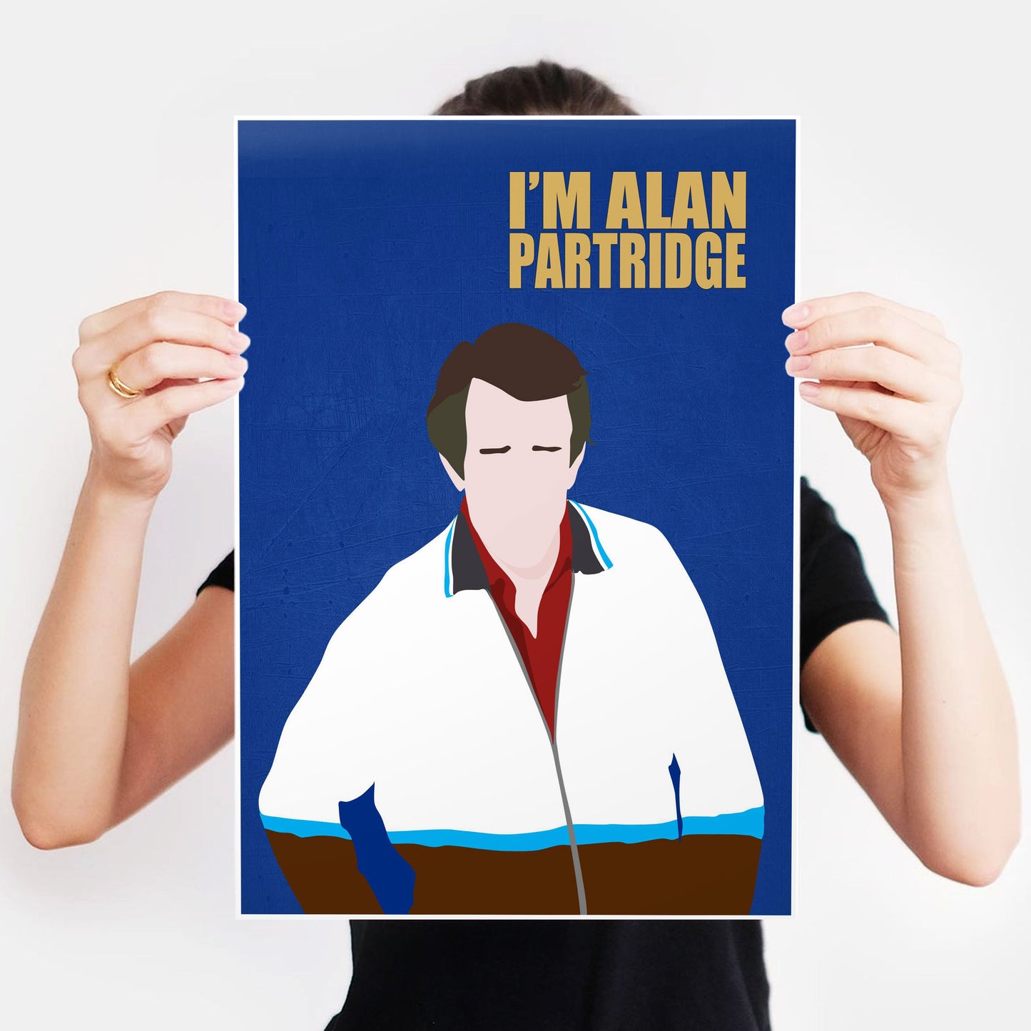 ALAN PARTRIDGE Comedy Characters Minimalist Print