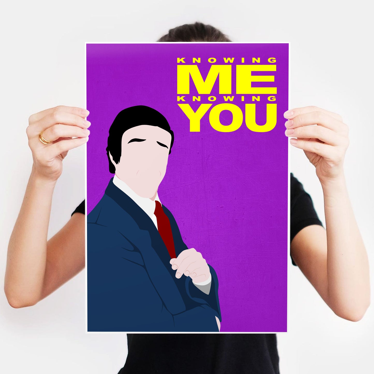 KNOWING ME KNOWING YOU Comedy Characters Minimalist Print