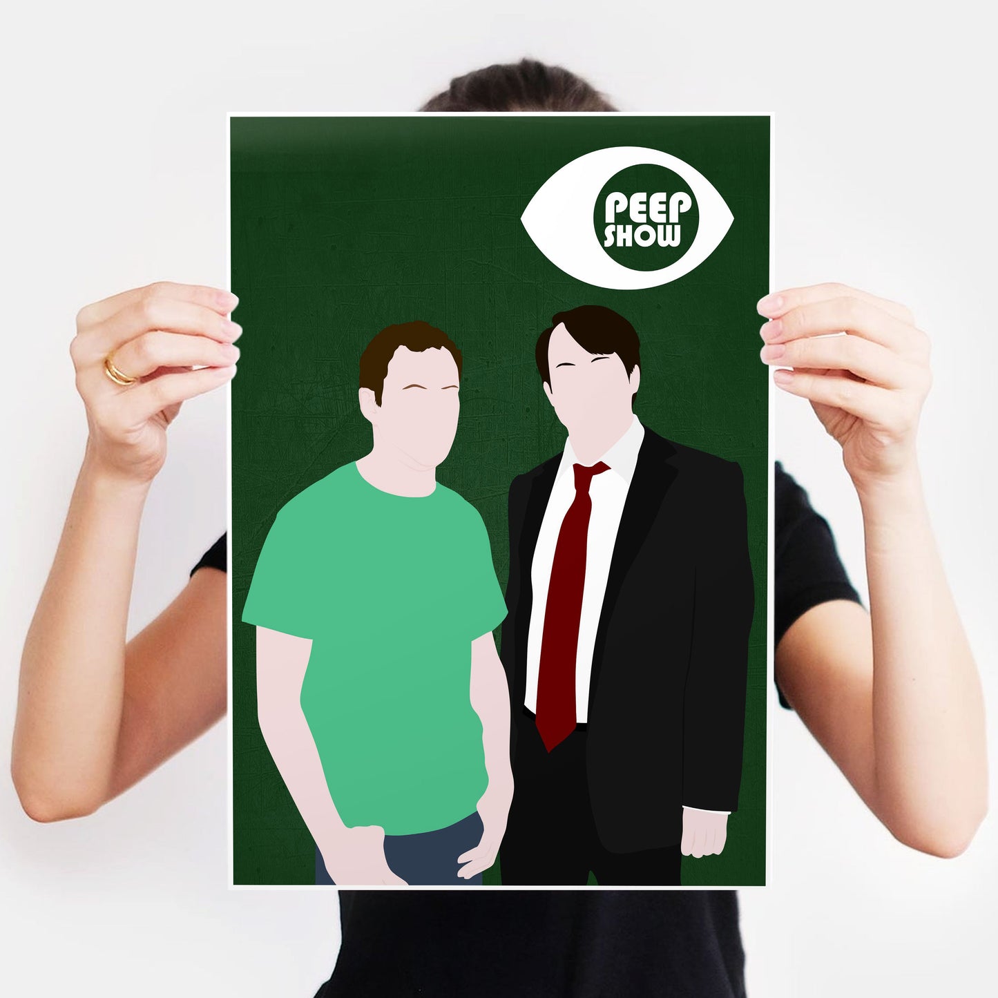 PEEP SHOW Comedy Characters Minimalist Print