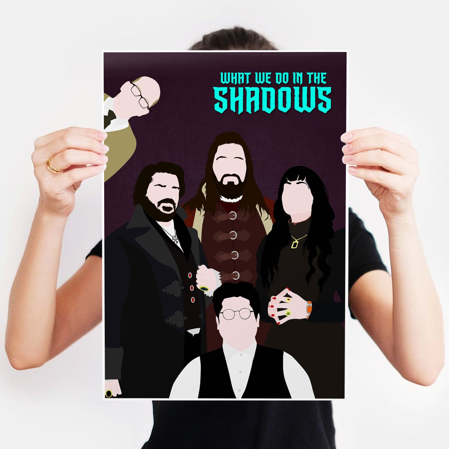 WHAT WE DO IN THE SHADOWS Comedy Characters Minimalist Print