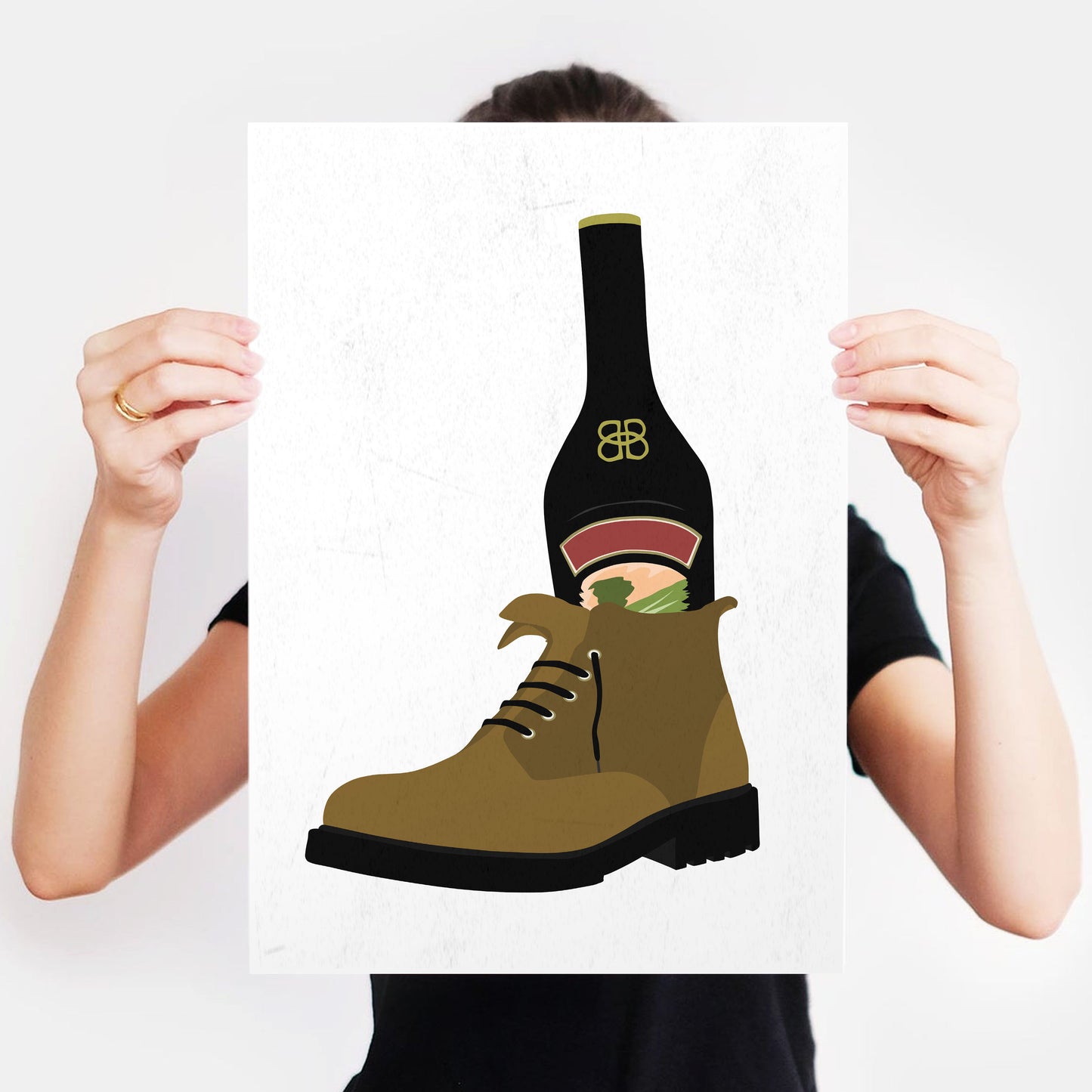 BAILEY FROM A SHOE?, Old Gregg Artwork Poster, The Mighty Boosh Print