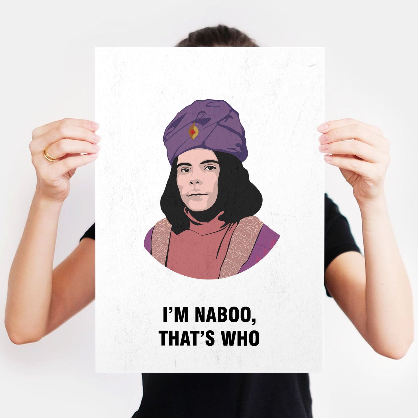 NABOO, I'm Naboo That's Who, Character Quotes, The Mighty Boosh Print