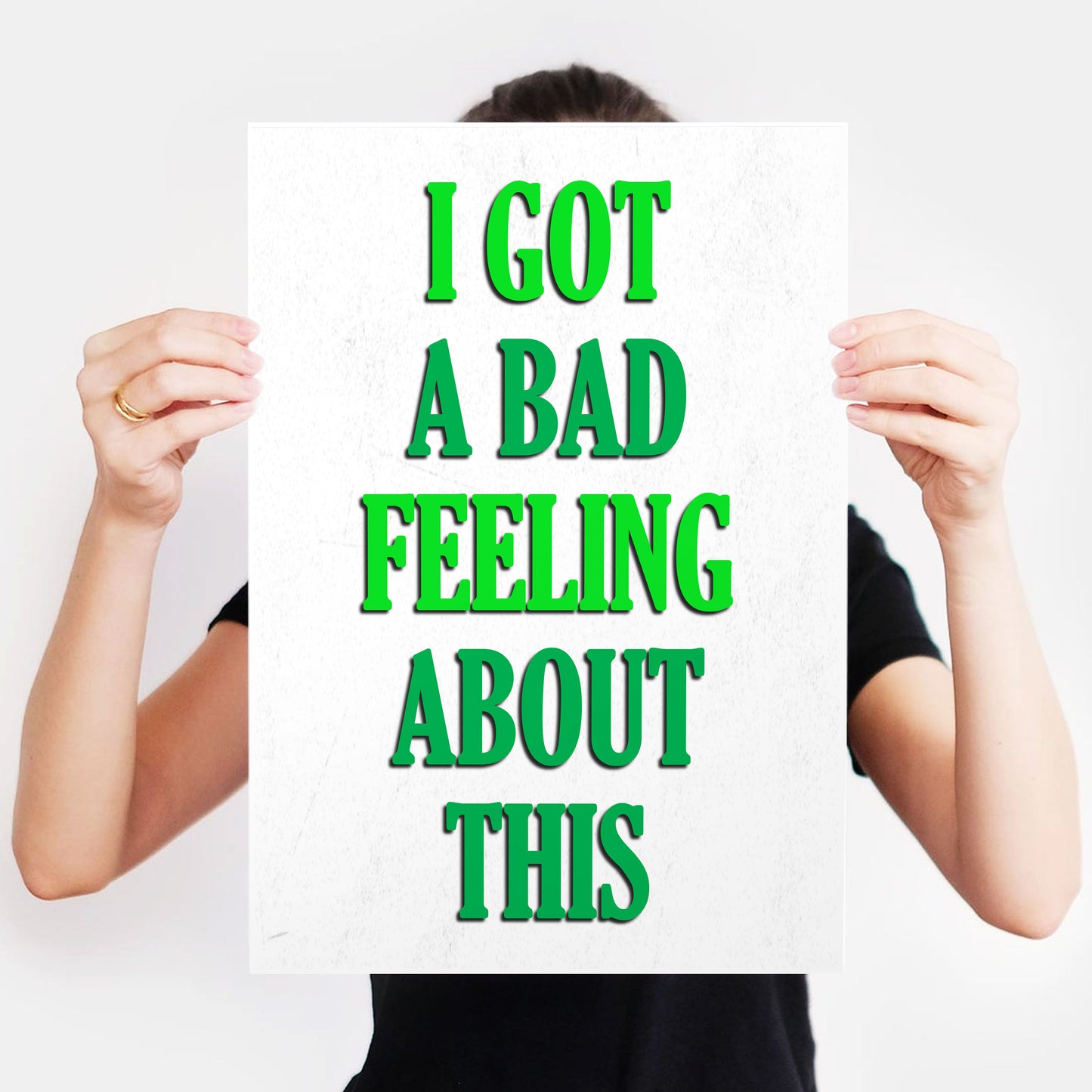 I GOT A BAD FEELING ABOUT THIS, Bollo Character Quotes, The Mighty Boosh Print