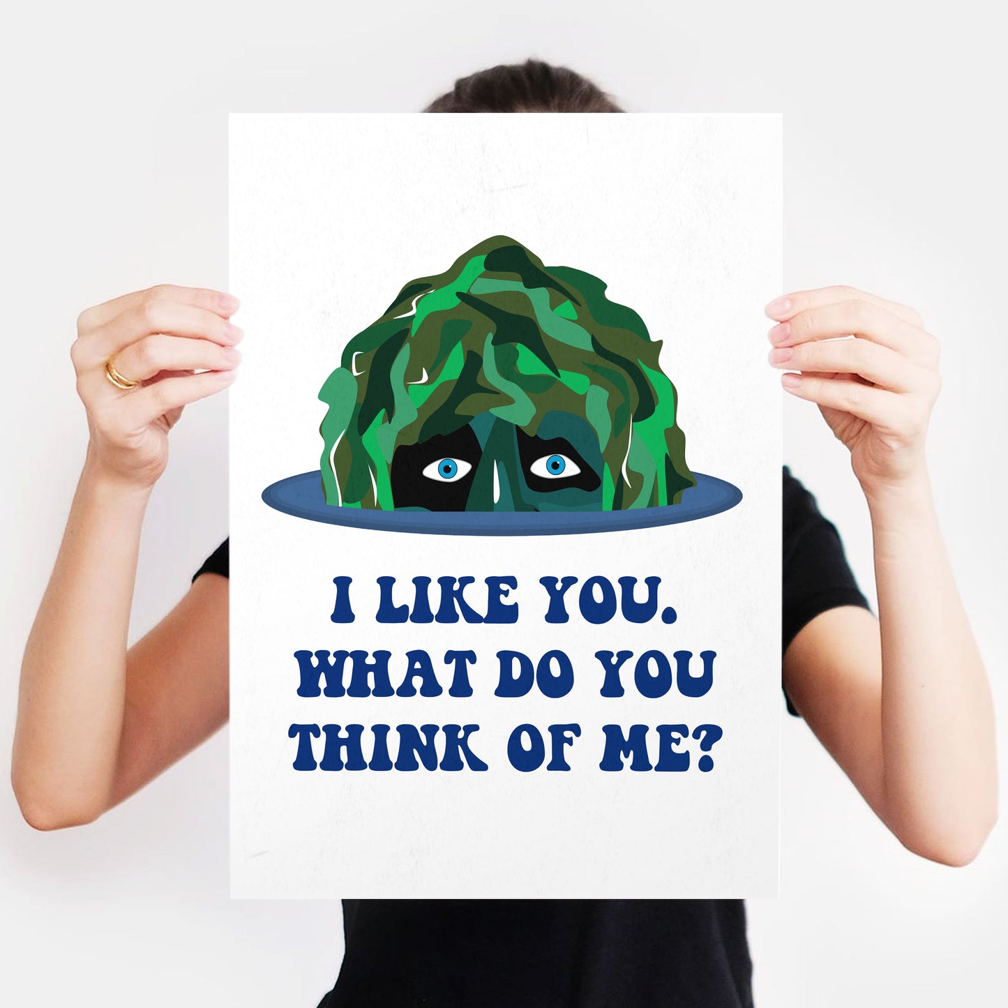 I LIKE YOU. WHAT DO YOU THINK OF ME?, Old Gregg Character Quote, The Mighty Boosh Print