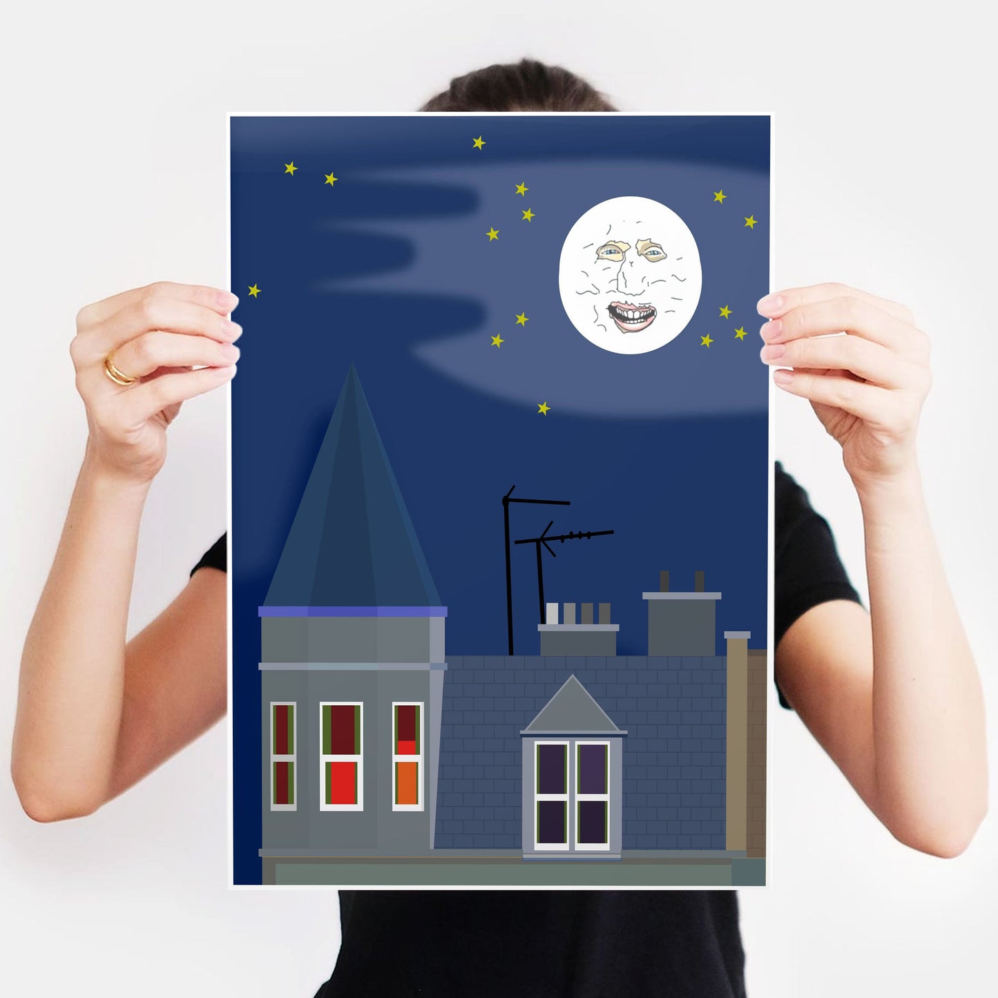 THE FLAT, Series 2 Setting, The Mighty Boosh Print