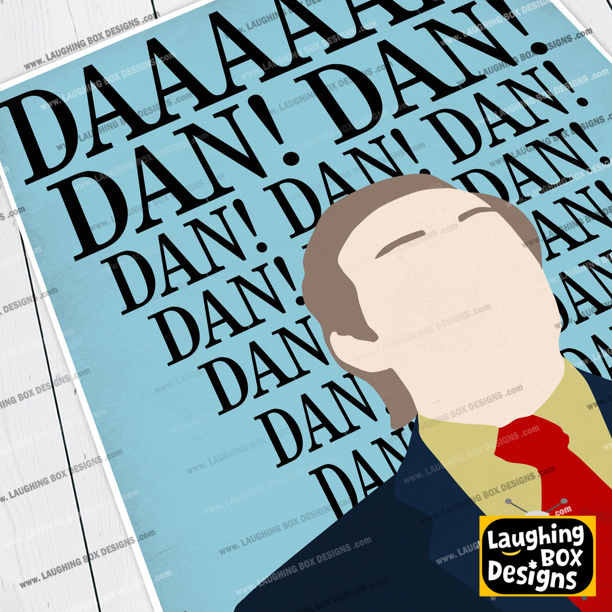 DAN! DAN! DAN! Alan Partridge Print