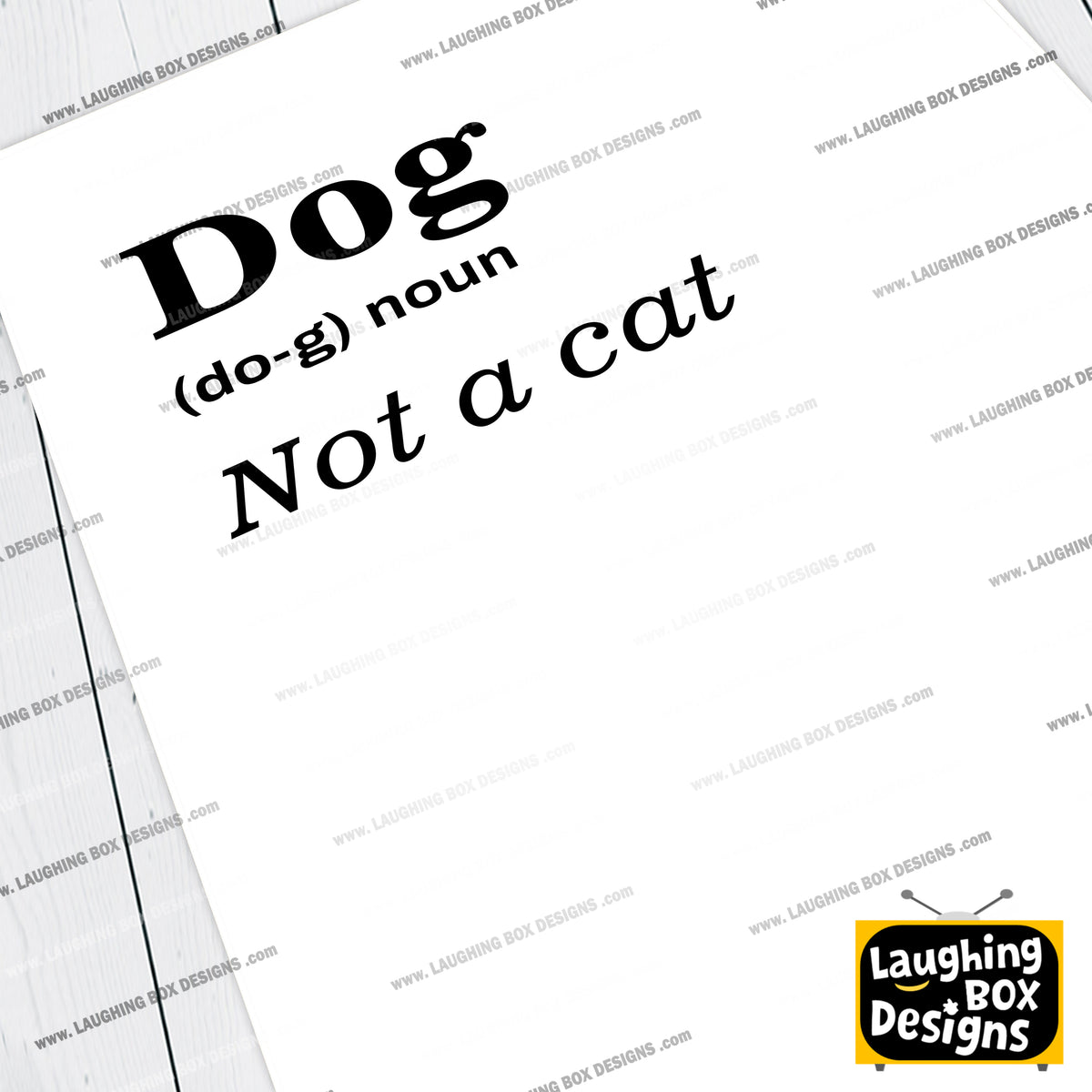 DOG DICTIONARY, Baldrick definition Quote, Blackadder Print
