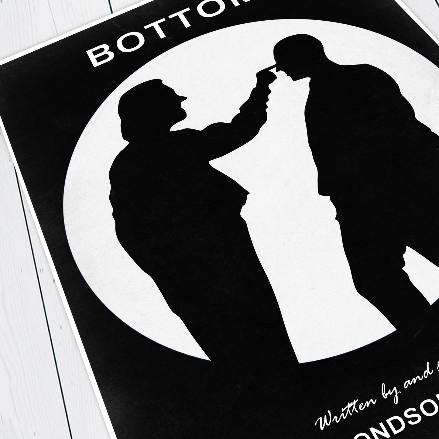 BOTTOM END CREDITS, Eye Poke Scene Silhouette, Bottom Print