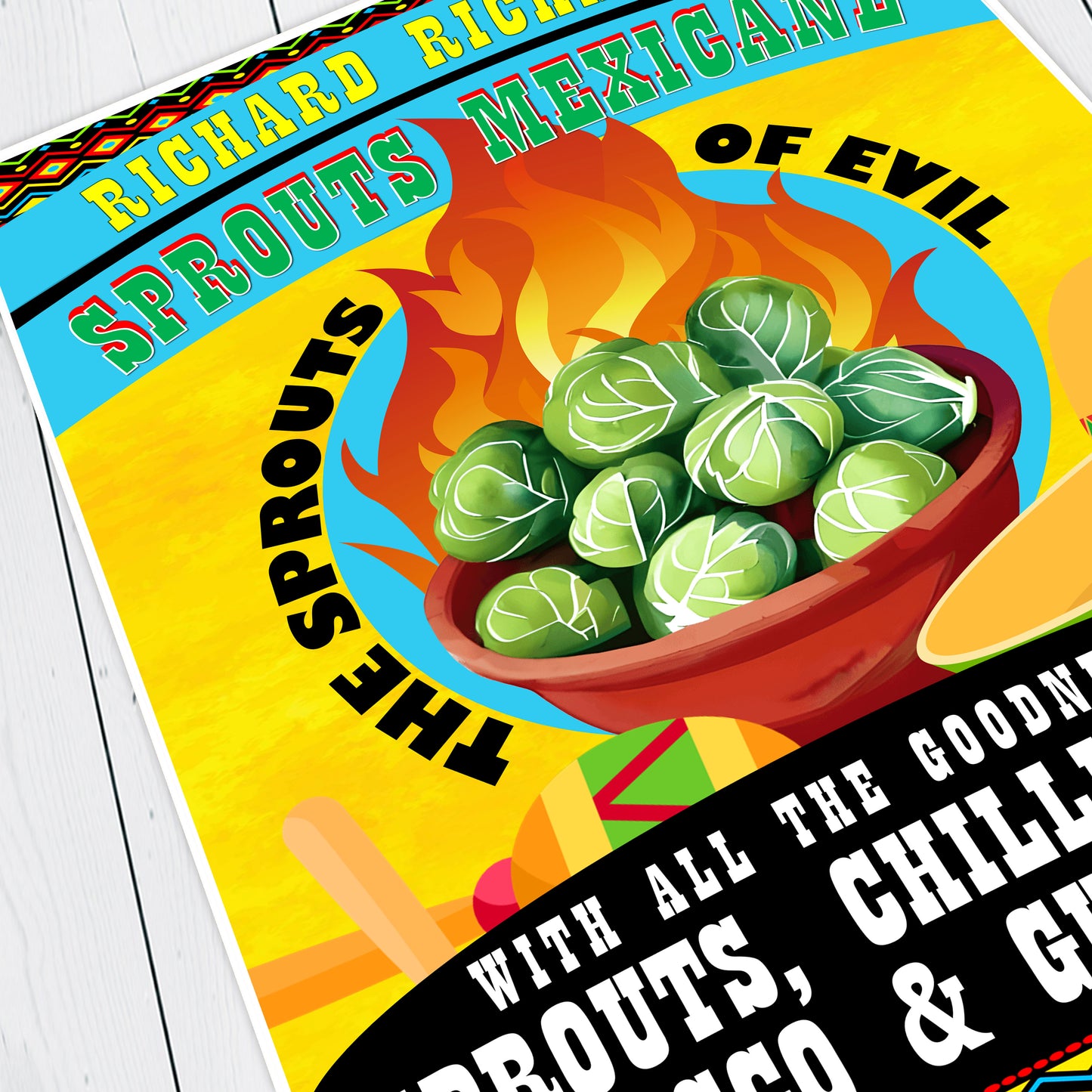 SPROUTS MEXICANE, Sprouts of Evil Advert, Bottom Print