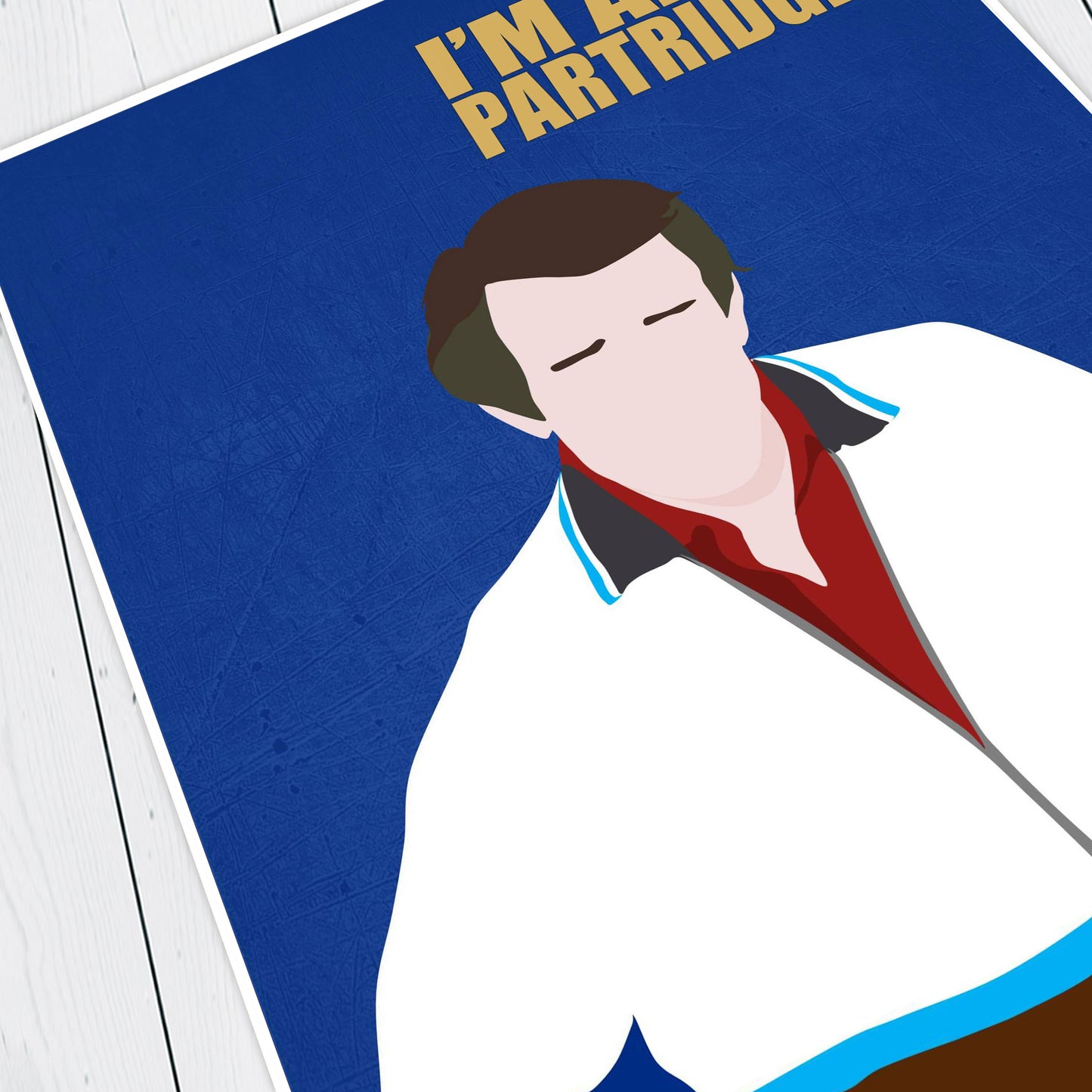 ALAN PARTRIDGE Comedy Characters Minimalist Print