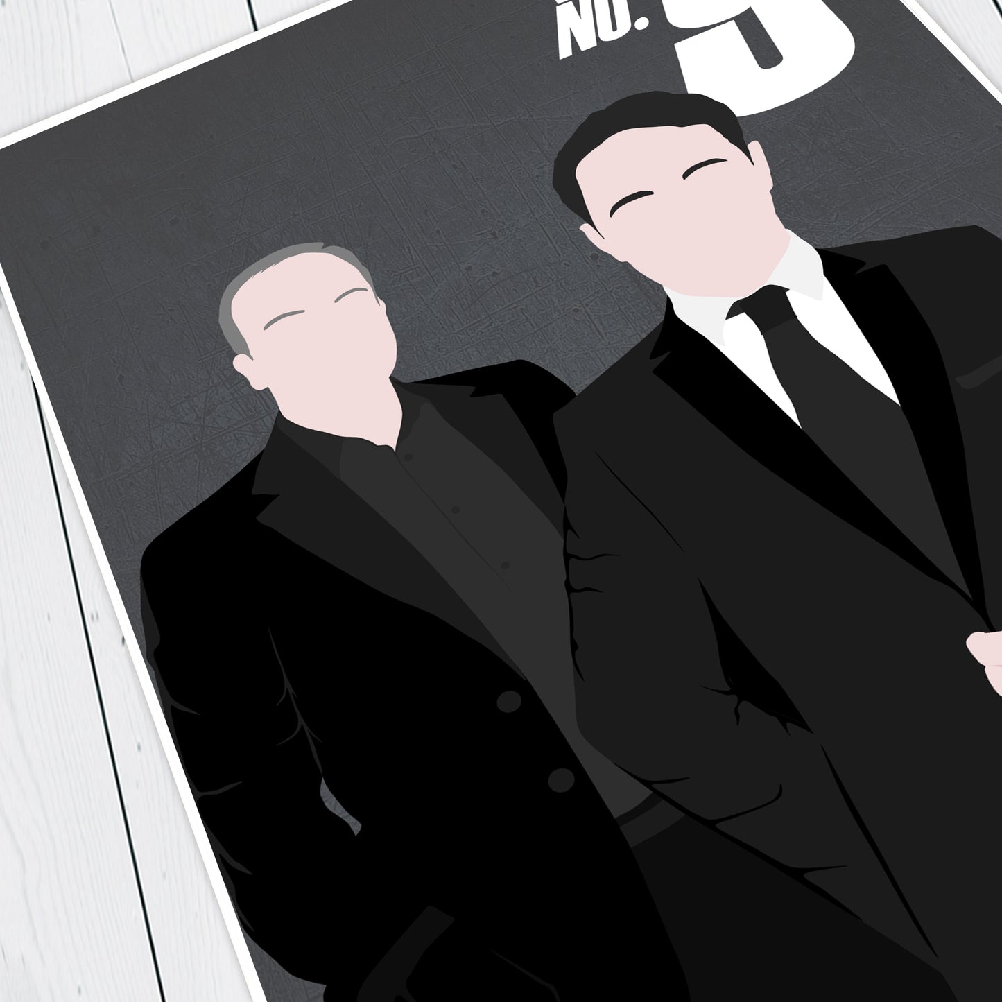 INSIDE NO.9 Comedy Characters Minimalist Print