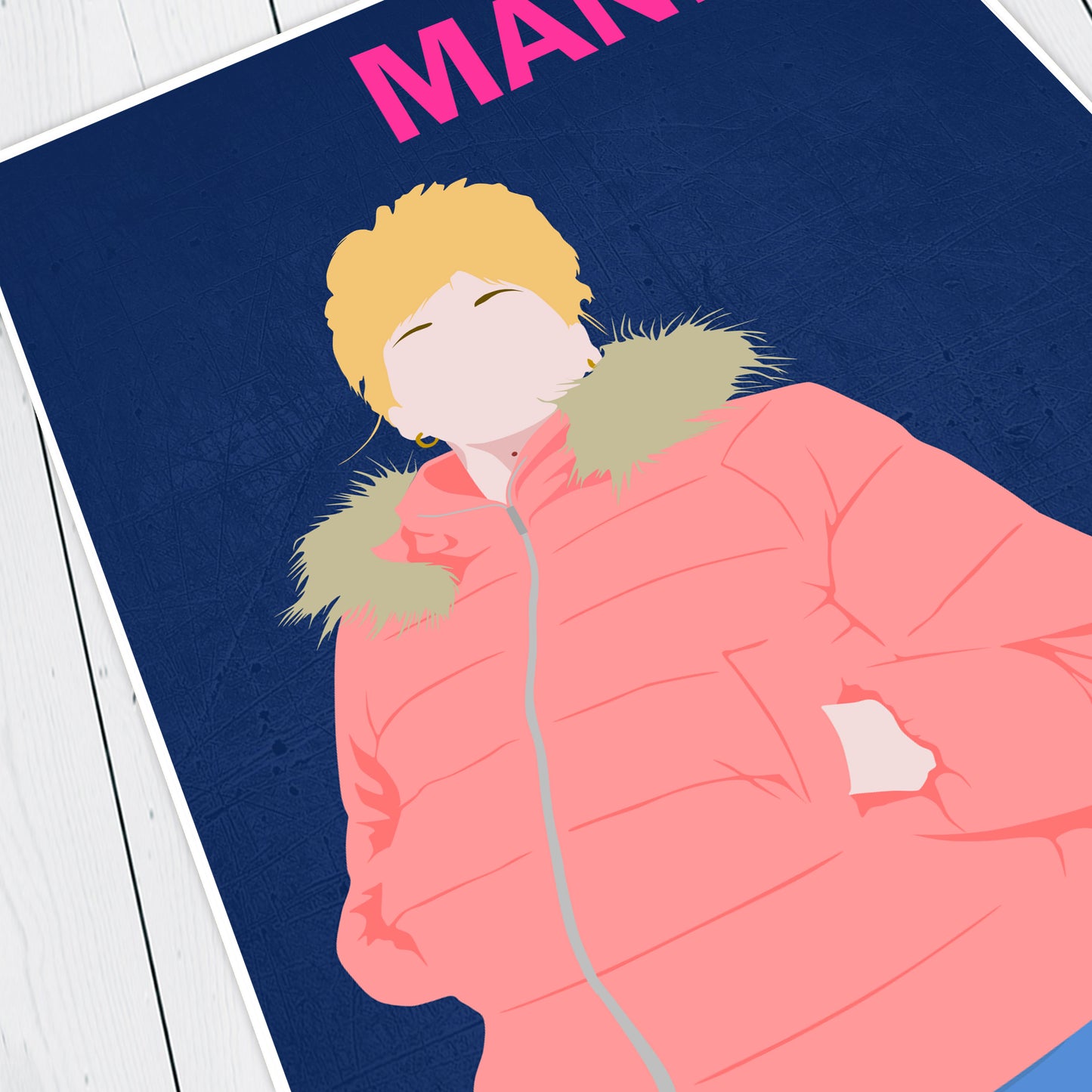 MANDY Comedy Characters Minimalist Print