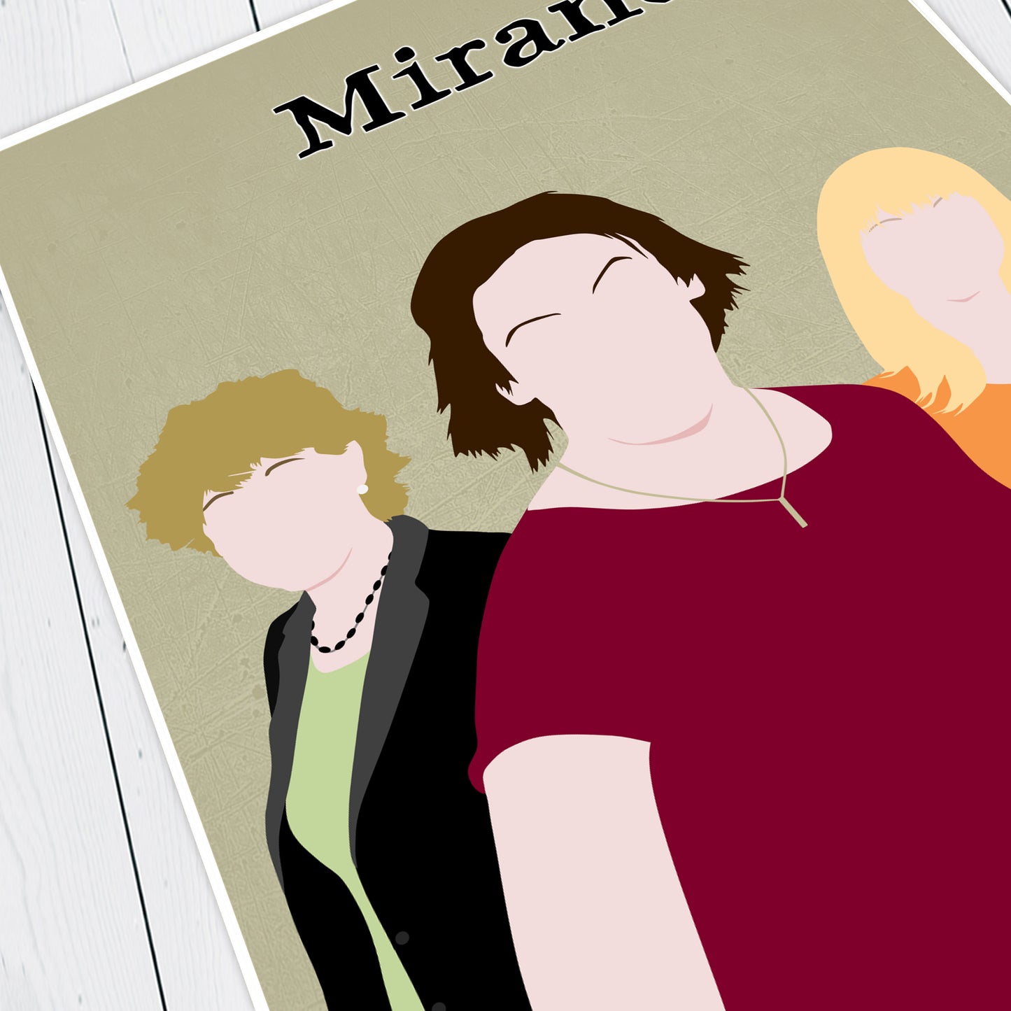 MIRANDA Comedy Characters Minimalist Print