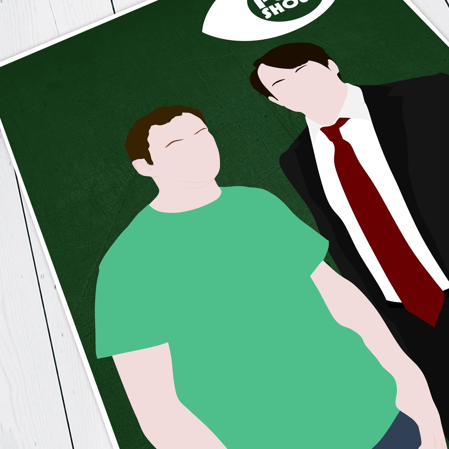 PEEP SHOW Comedy Characters Minimalist Print