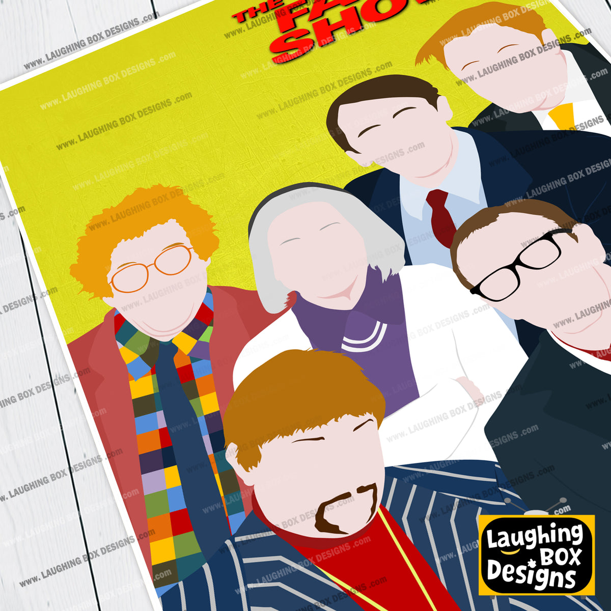 THE FAST SHOW Comedy Characters Minimalist Print
