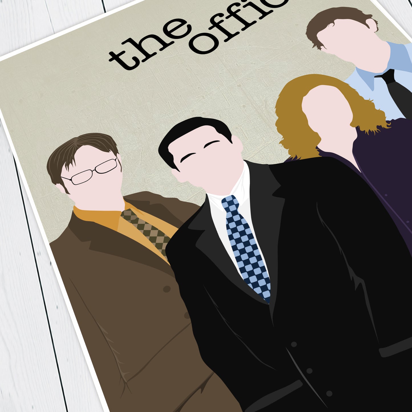 THE OFFICE (US) Comedy Characters Minimalist Print