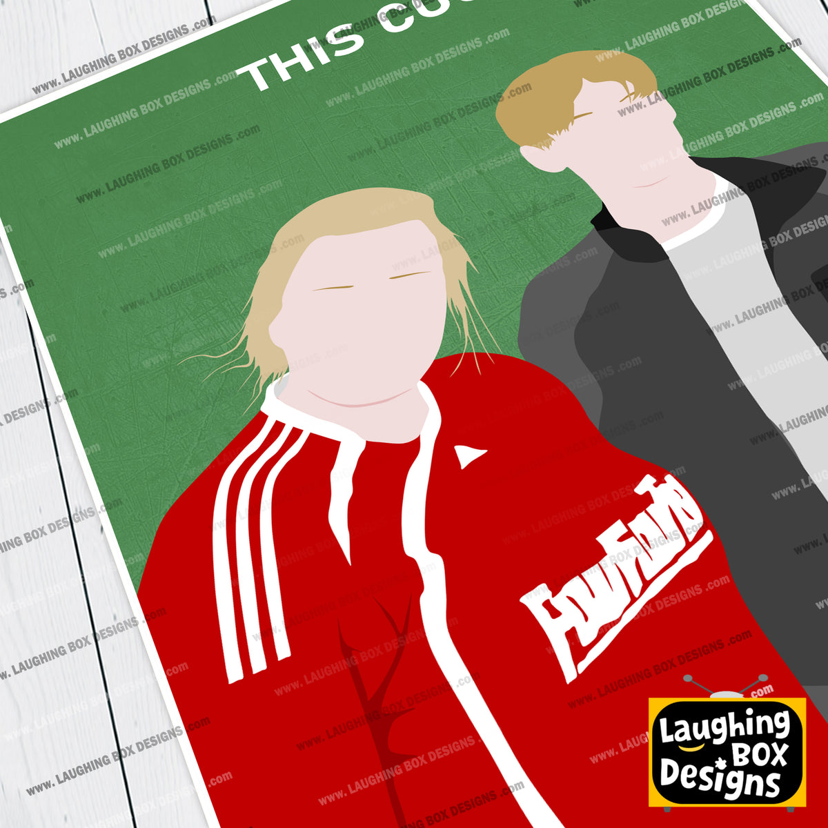 THIS COUNTRY Comedy Characters Minimalist Print