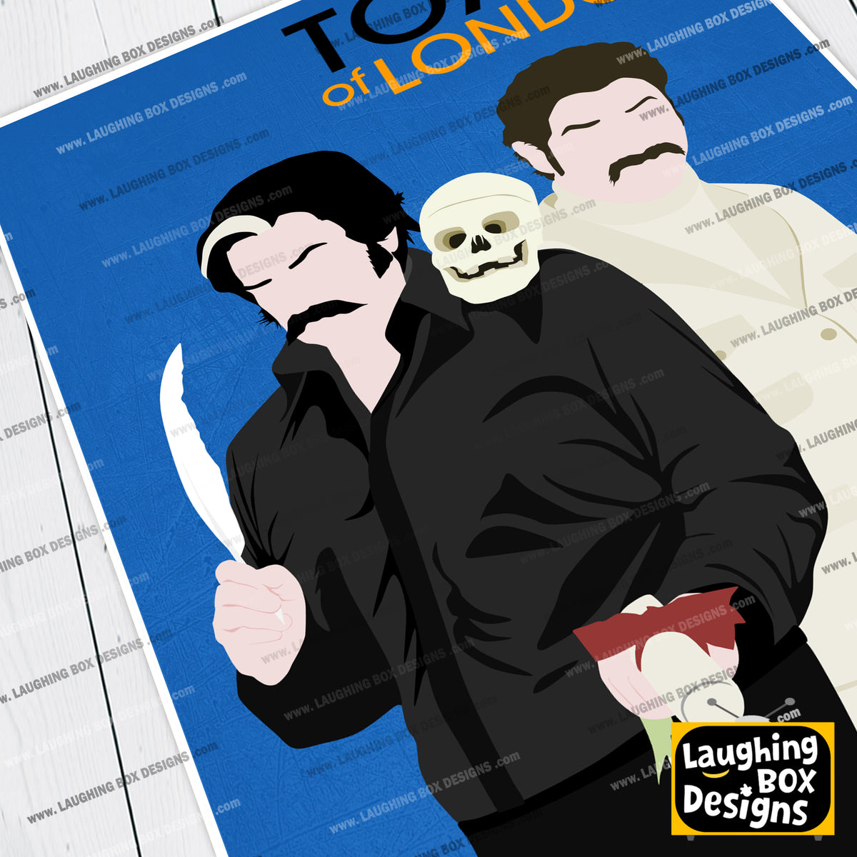 TOAST OF LONDON Comedy Characters Minimalist Print